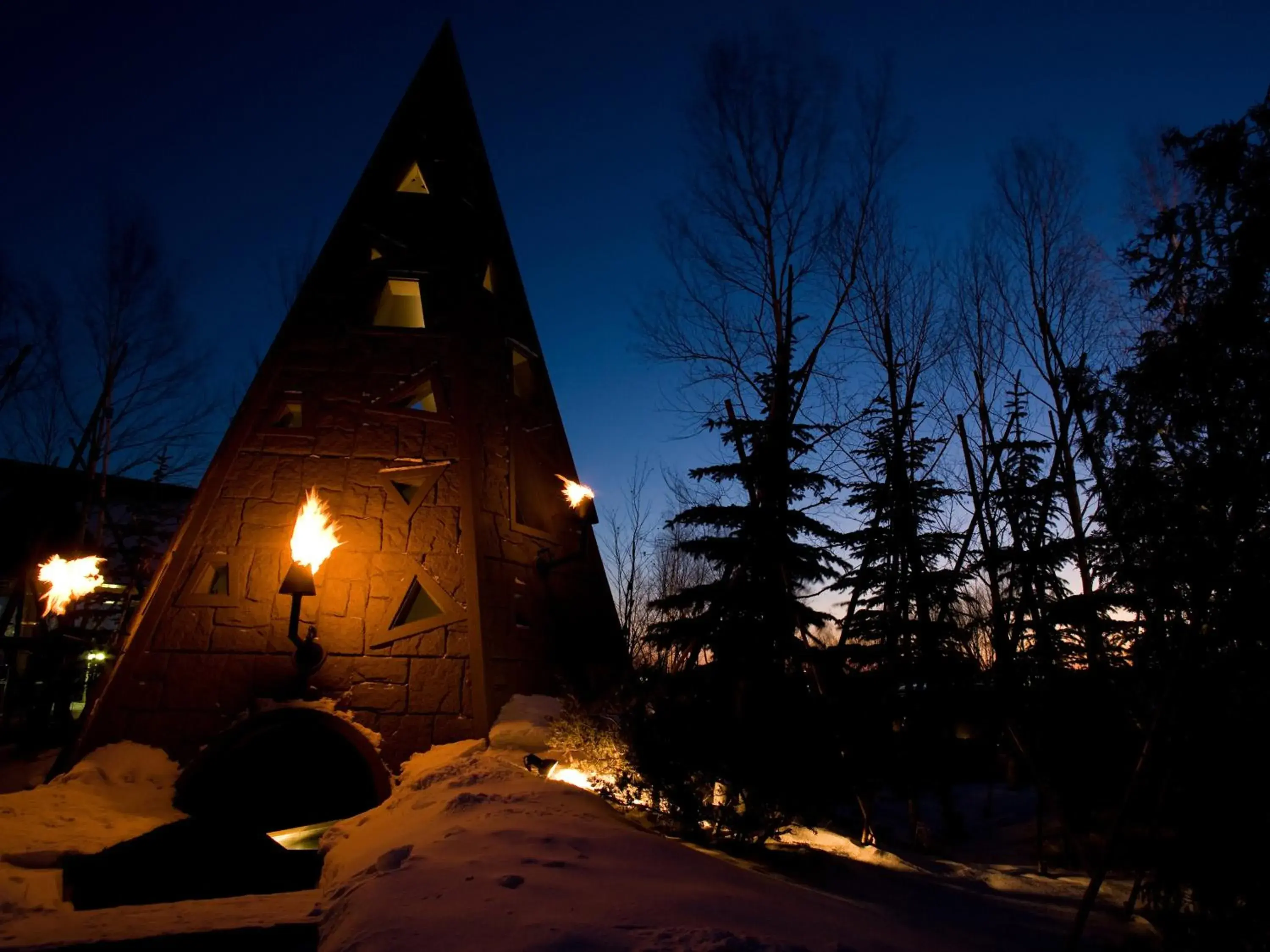 Area and facilities, Winter in HOKUTEN NO OKA Lake Abashiri Tsuruga Resort