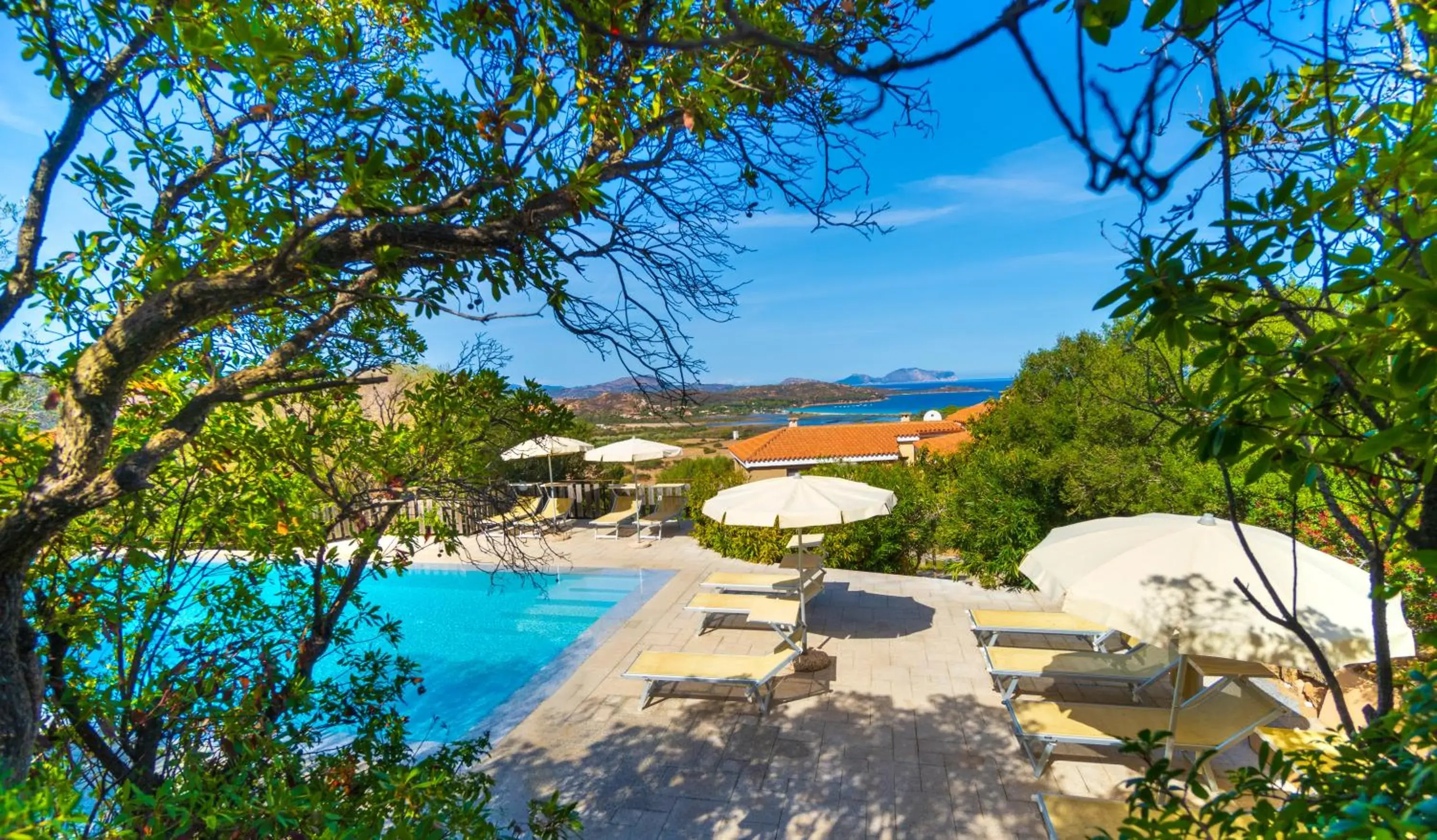 Swimming pool, Pool View in Residence Hotel Lu Nibareddu