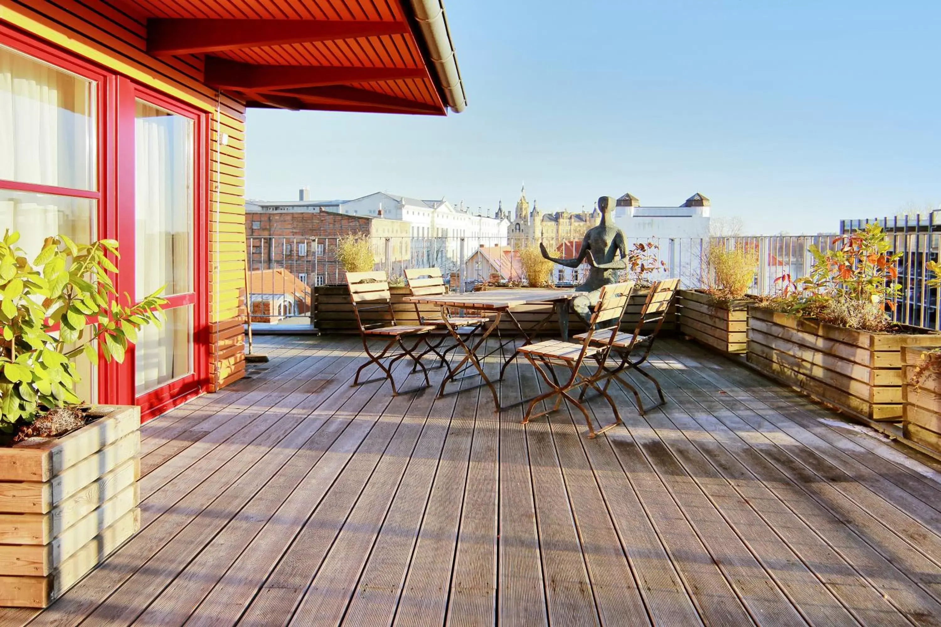 Balcony/Terrace in Boulevard Hotel Altstadt Schwerin