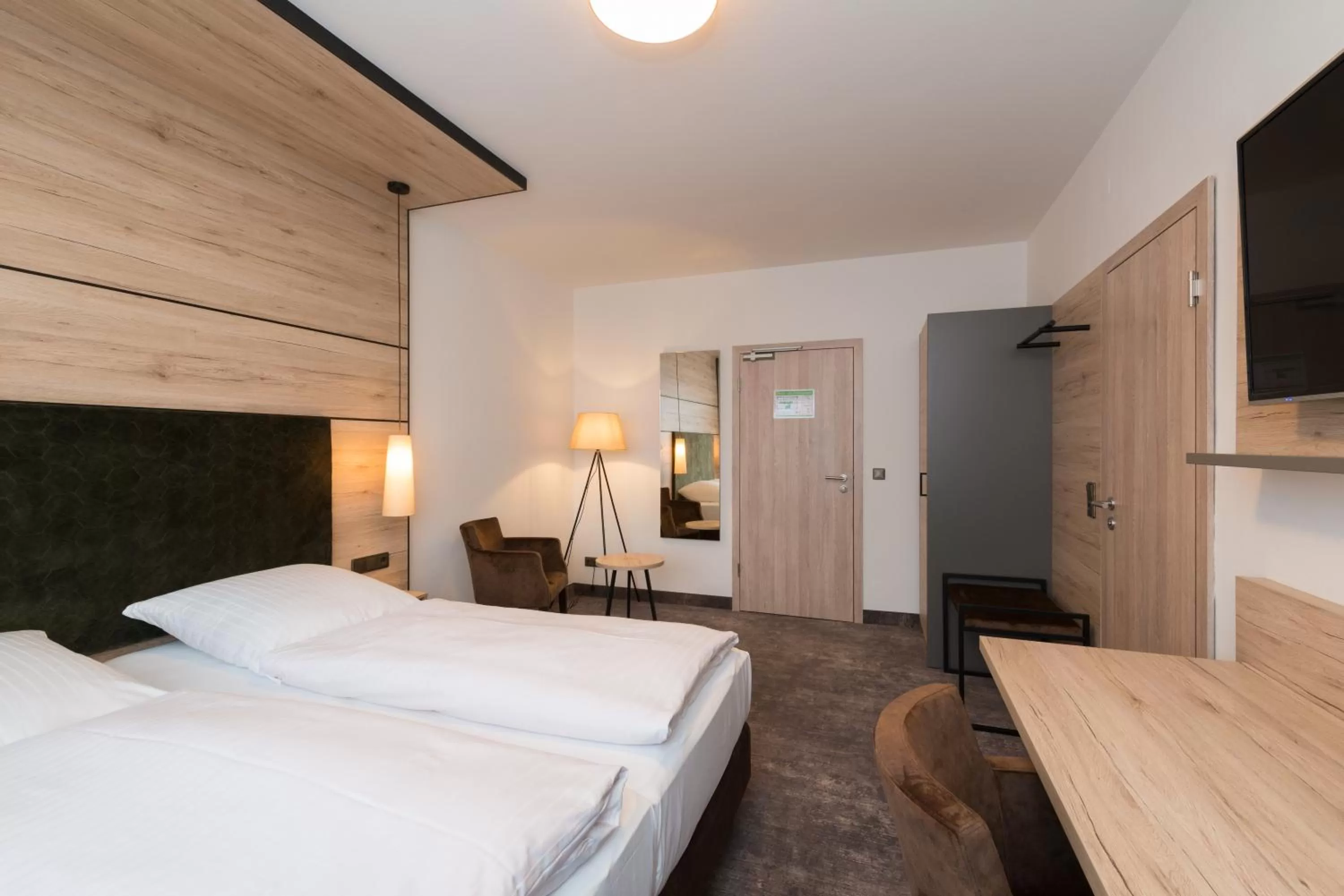 Bed in Hotel SCHNEIDER