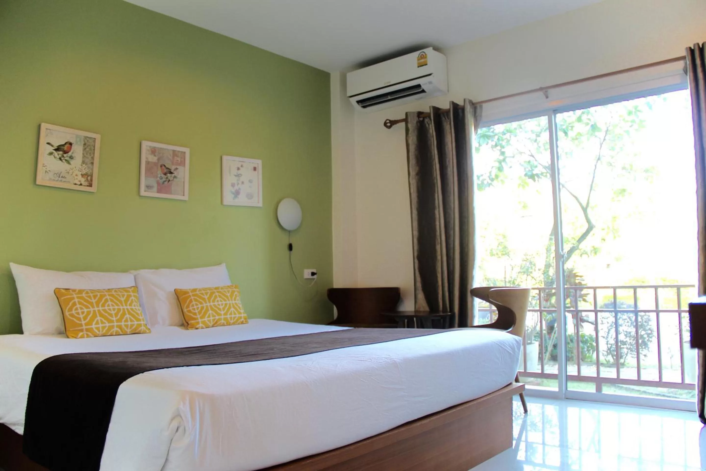 Bed in Green Apple Villa