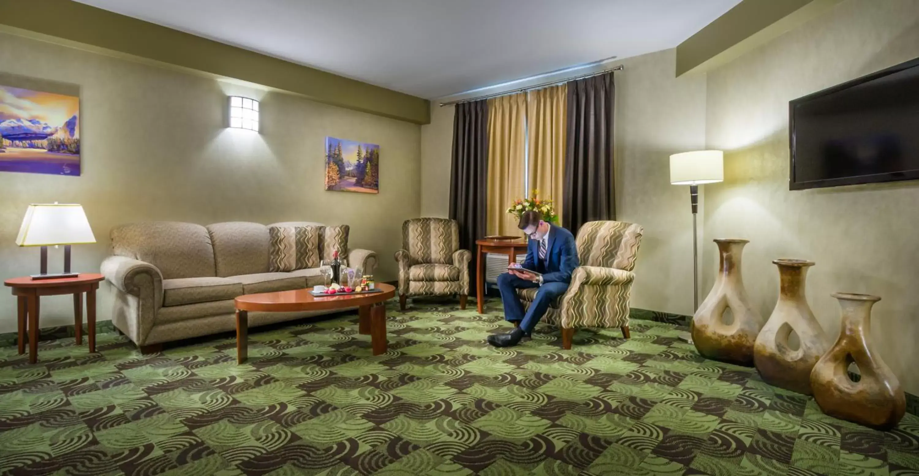 Seating Area in Deerfoot Inn and Casino