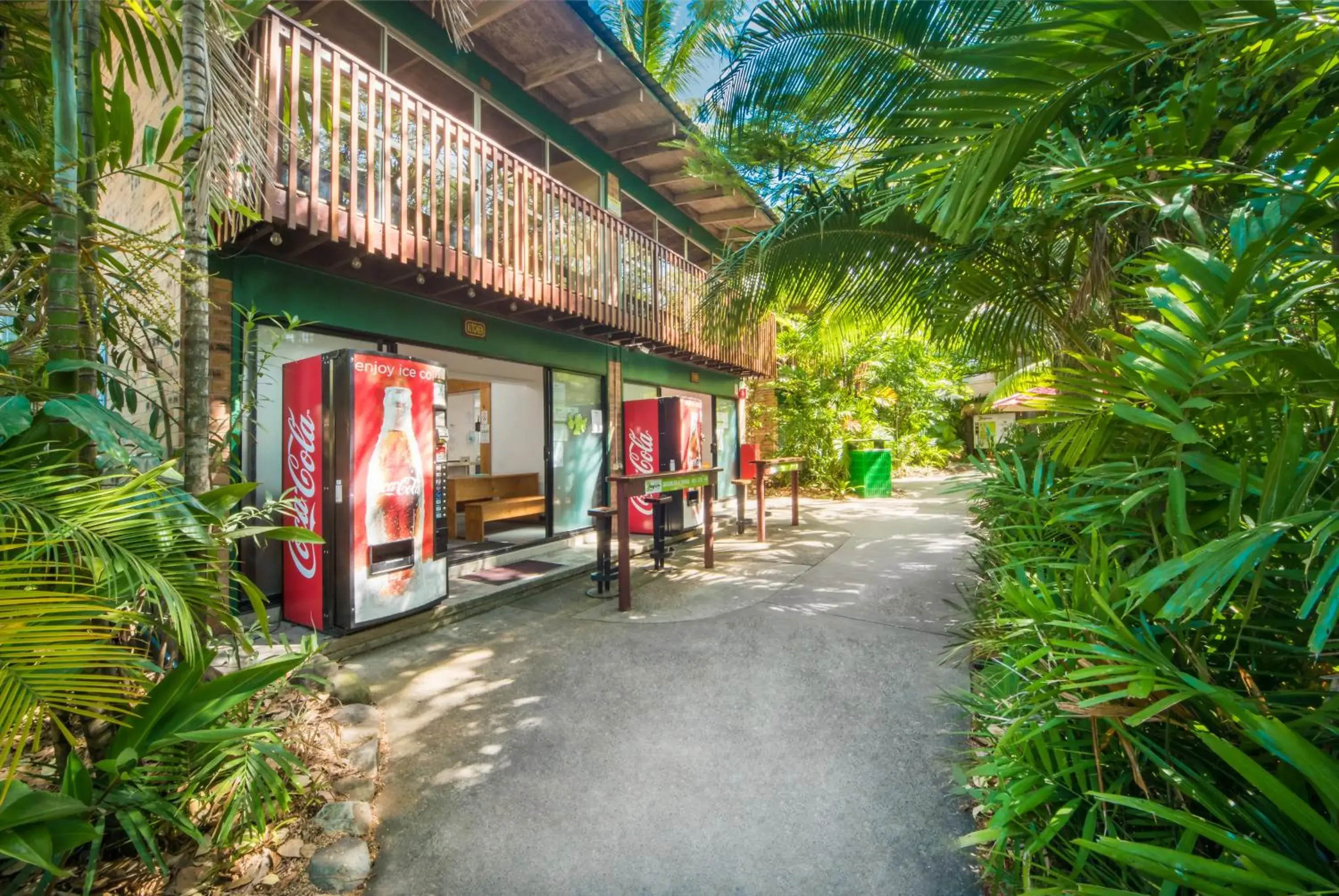 Communal kitchen, Property Building in Airlie Beach Magnums - Adults Only