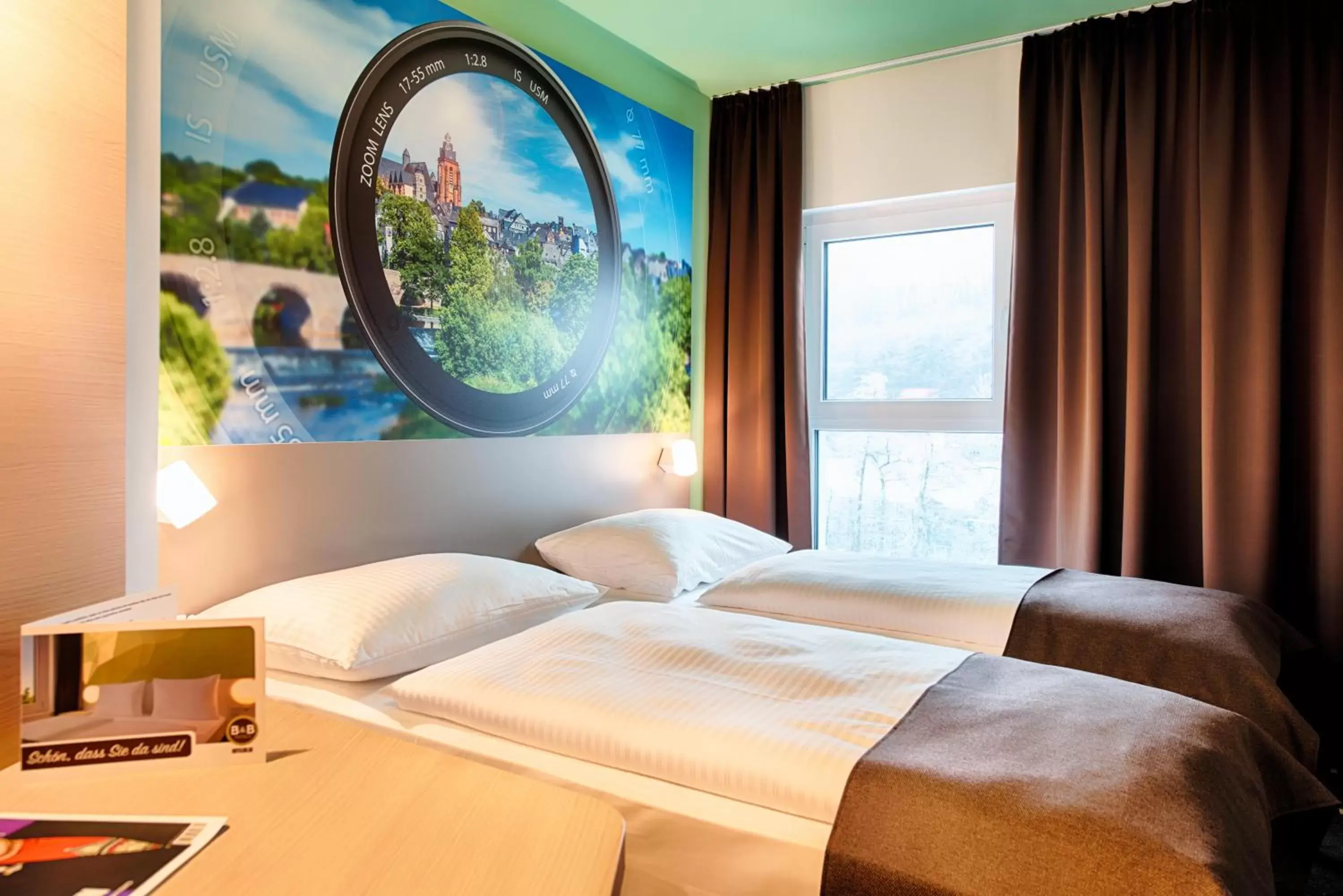 Photo of the whole room, Bed in B&B Hotel Wetzlar