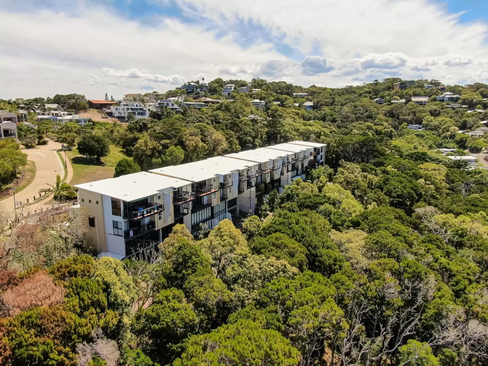 Property building, Bird's-eye View in The Point Coolum