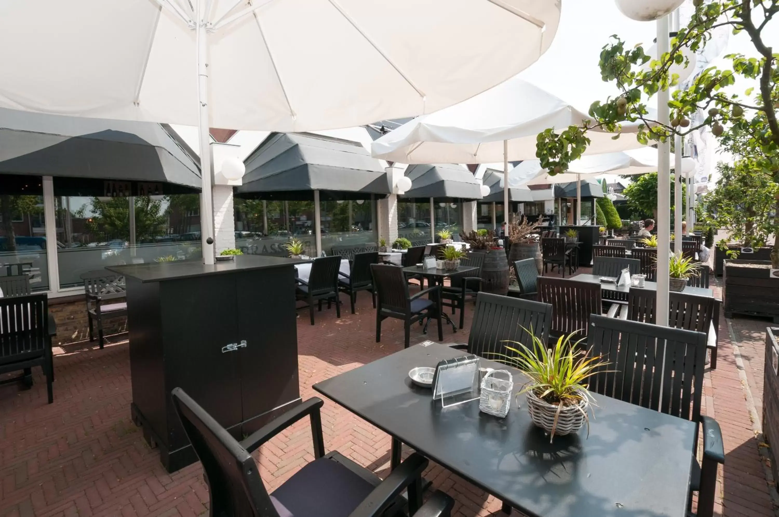 Balcony/Terrace, Restaurant/Places to Eat in Hotel De Rustende Jager