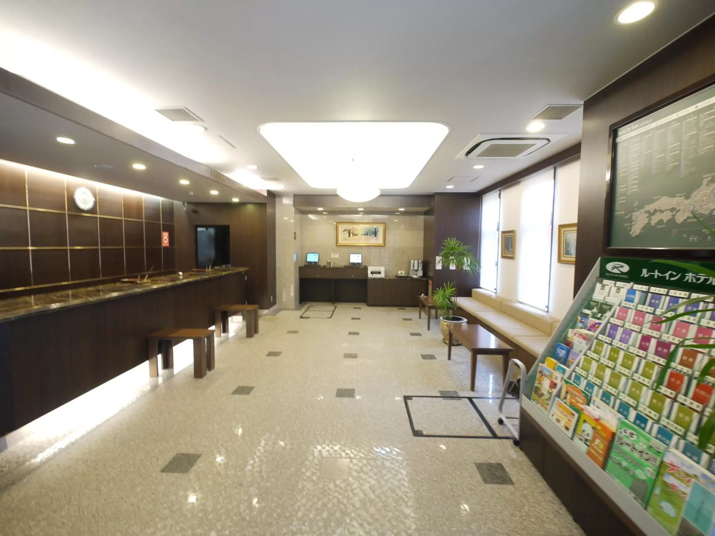 Lobby or reception, Lobby/Reception in Hotel Route-Inn Fukui Ekimae