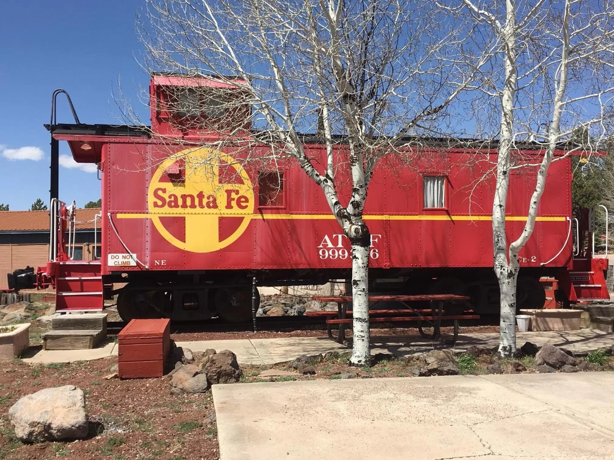 Patio in The Canyon Motel & RV Park