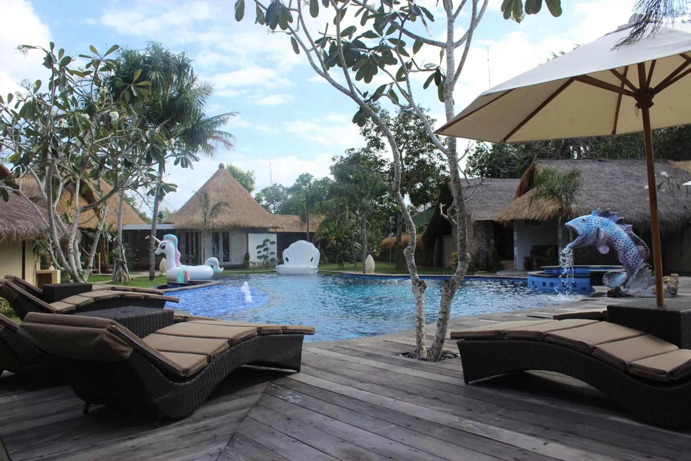 Swimming pool in Sanghyang Bay Villas