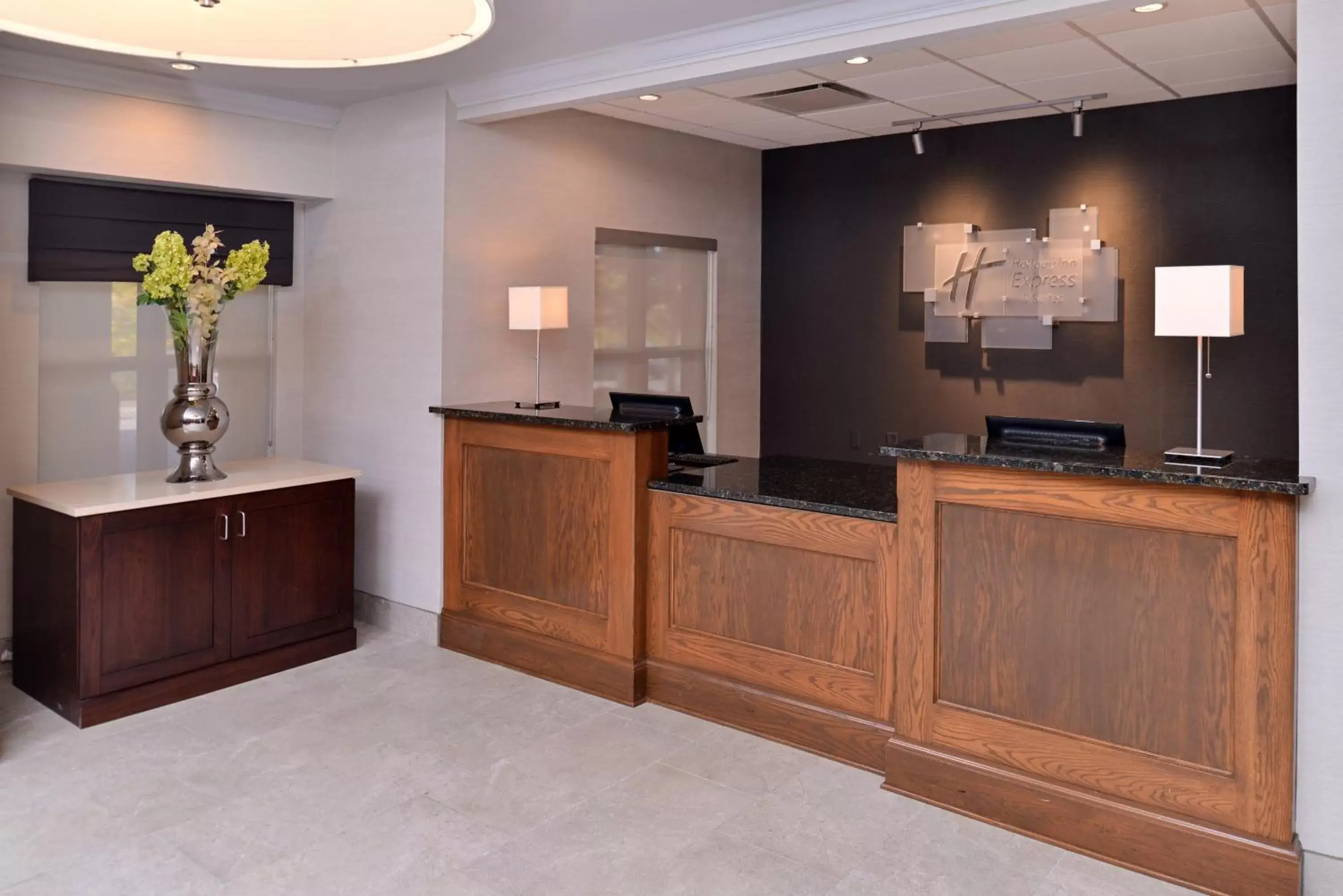 Property building, Lobby/Reception in Holiday Inn Express Hotel & Suites St. Louis West-O'Fallon, an IHG Hotel