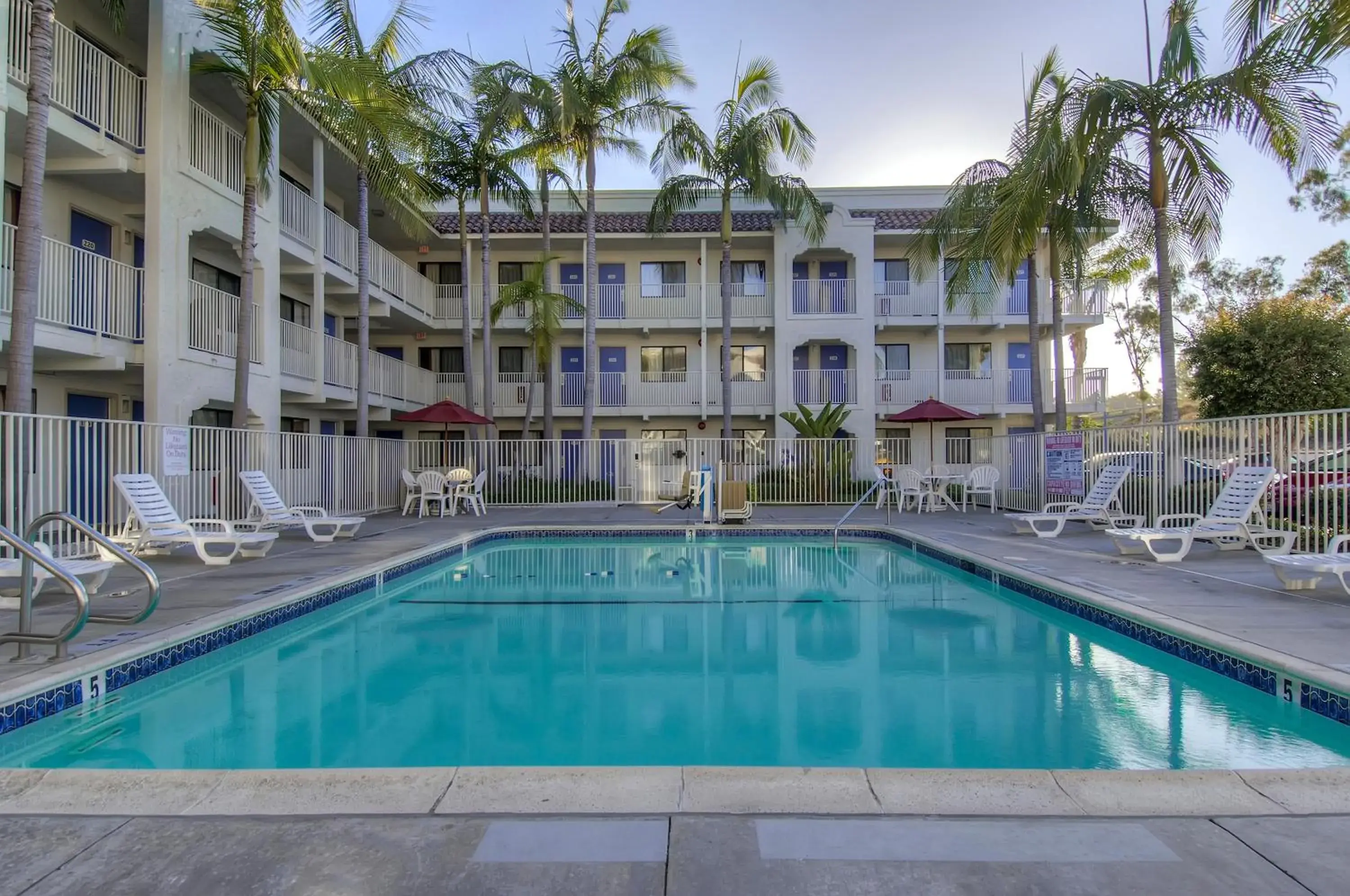 Swimming Pool in Motel 6-Oceanside, CA