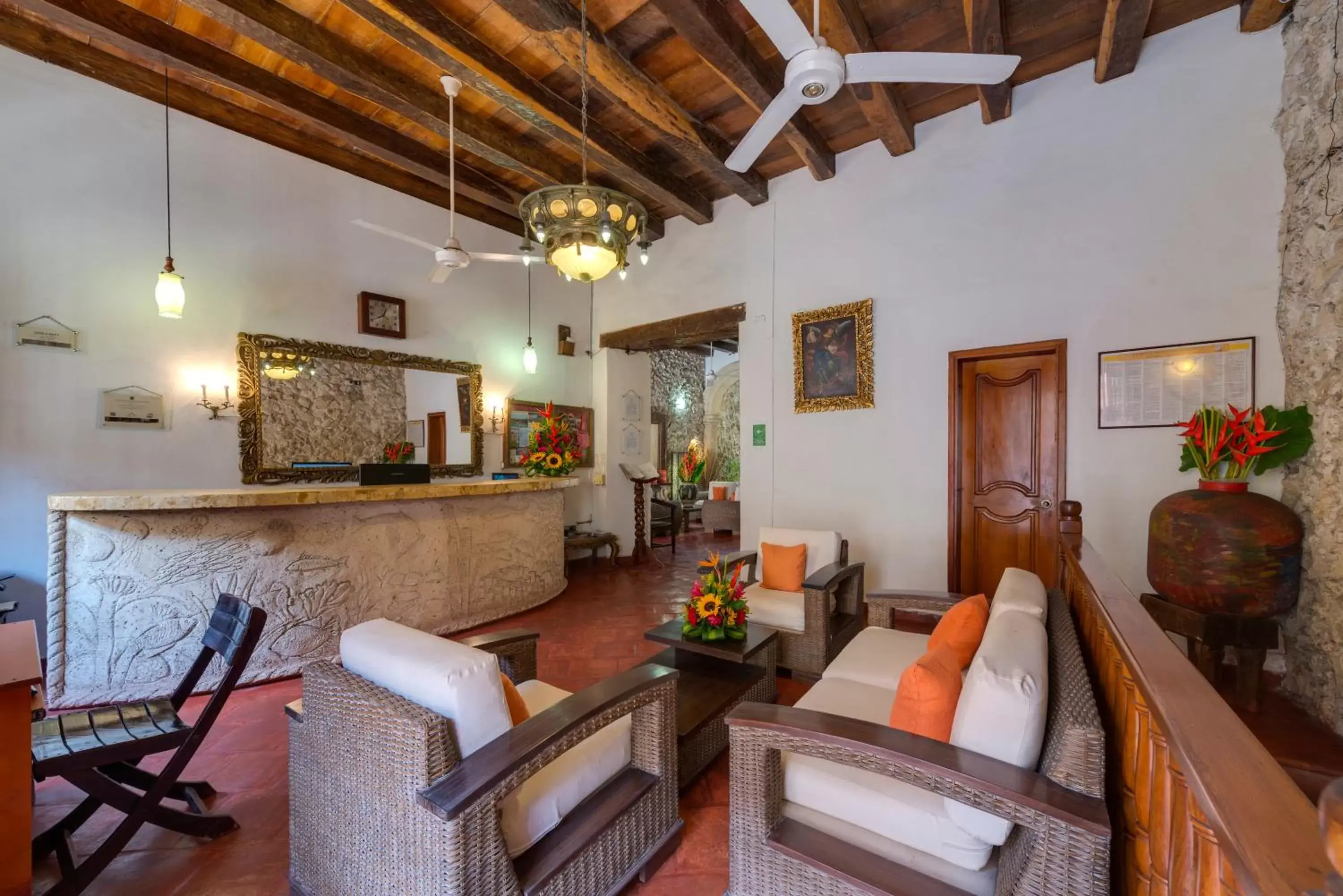 Lobby or reception in Casa Del Curato