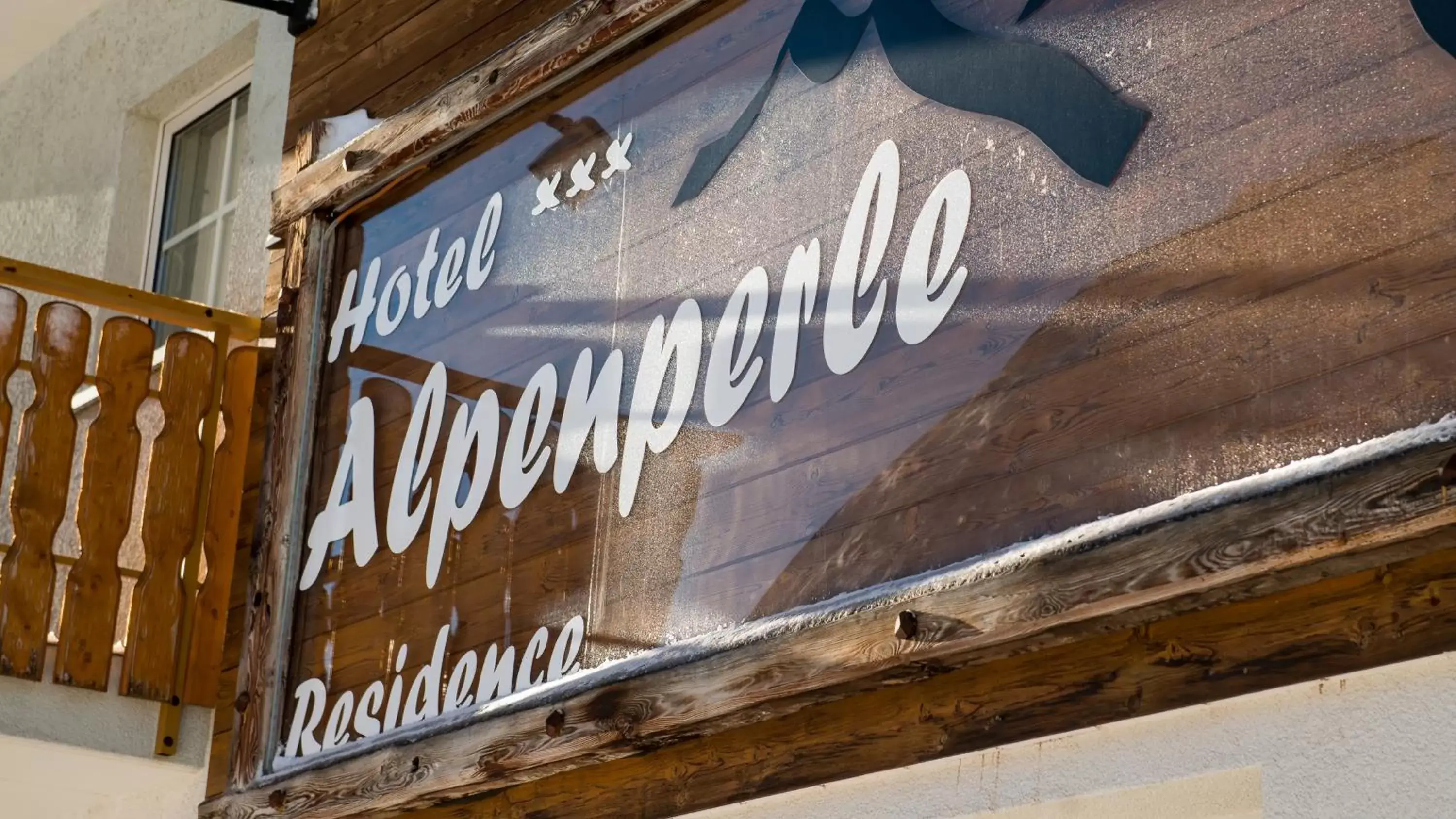 Property logo or sign in Hotel Alpenperle