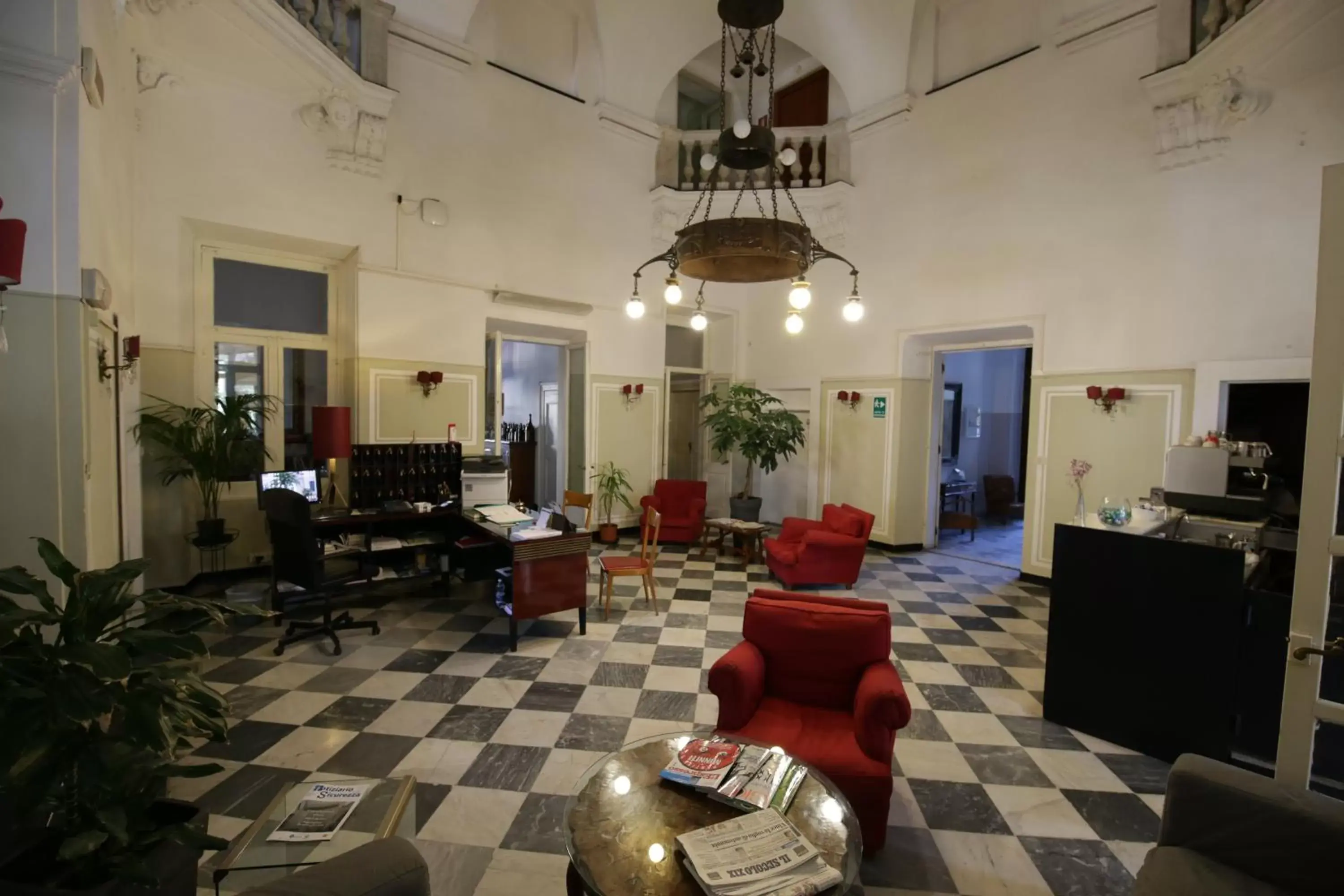 Lobby or reception in Hotel Villa Bonera
