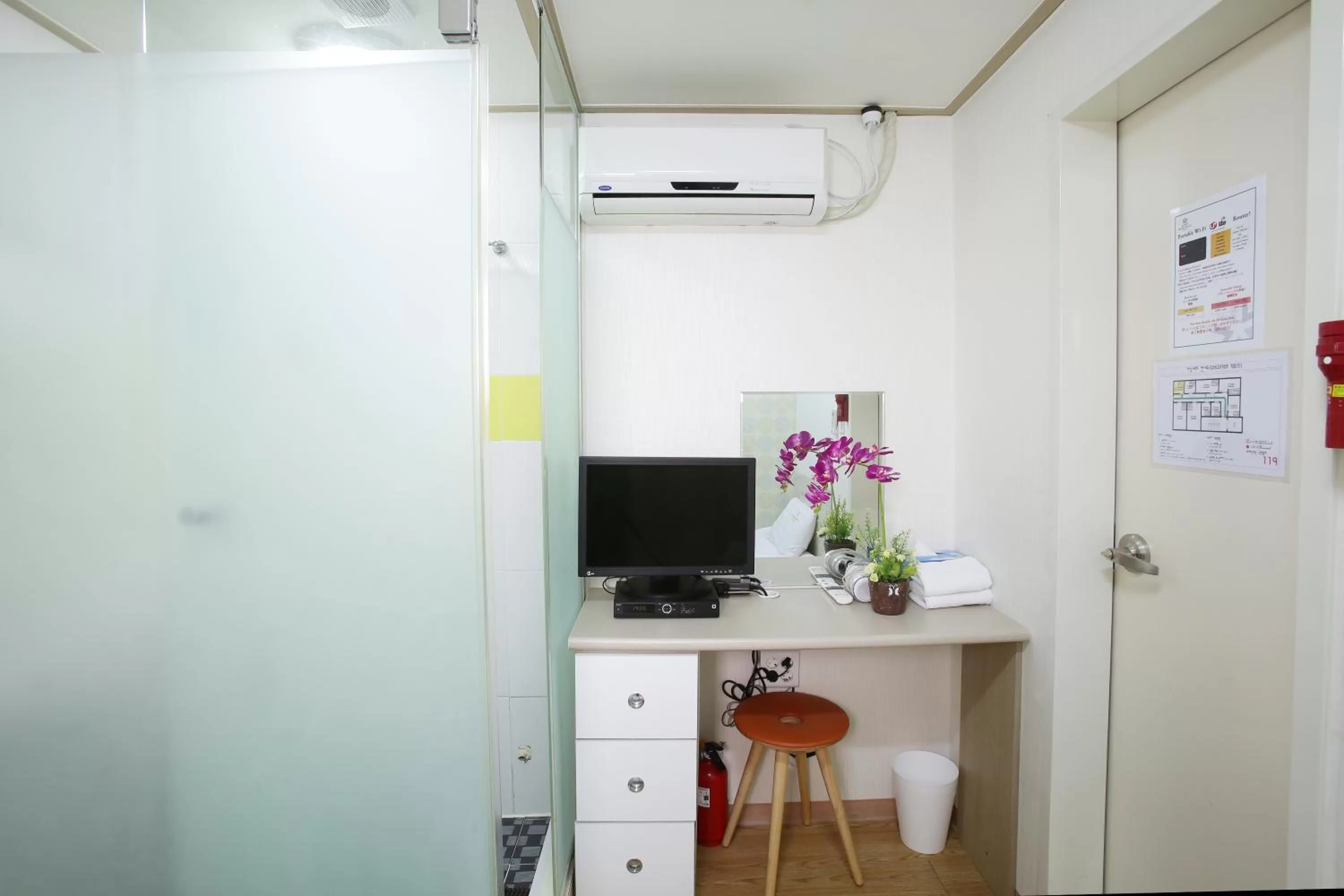 Decorative detail, TV/Entertainment Center in K-POP Residence Myeongdong 1