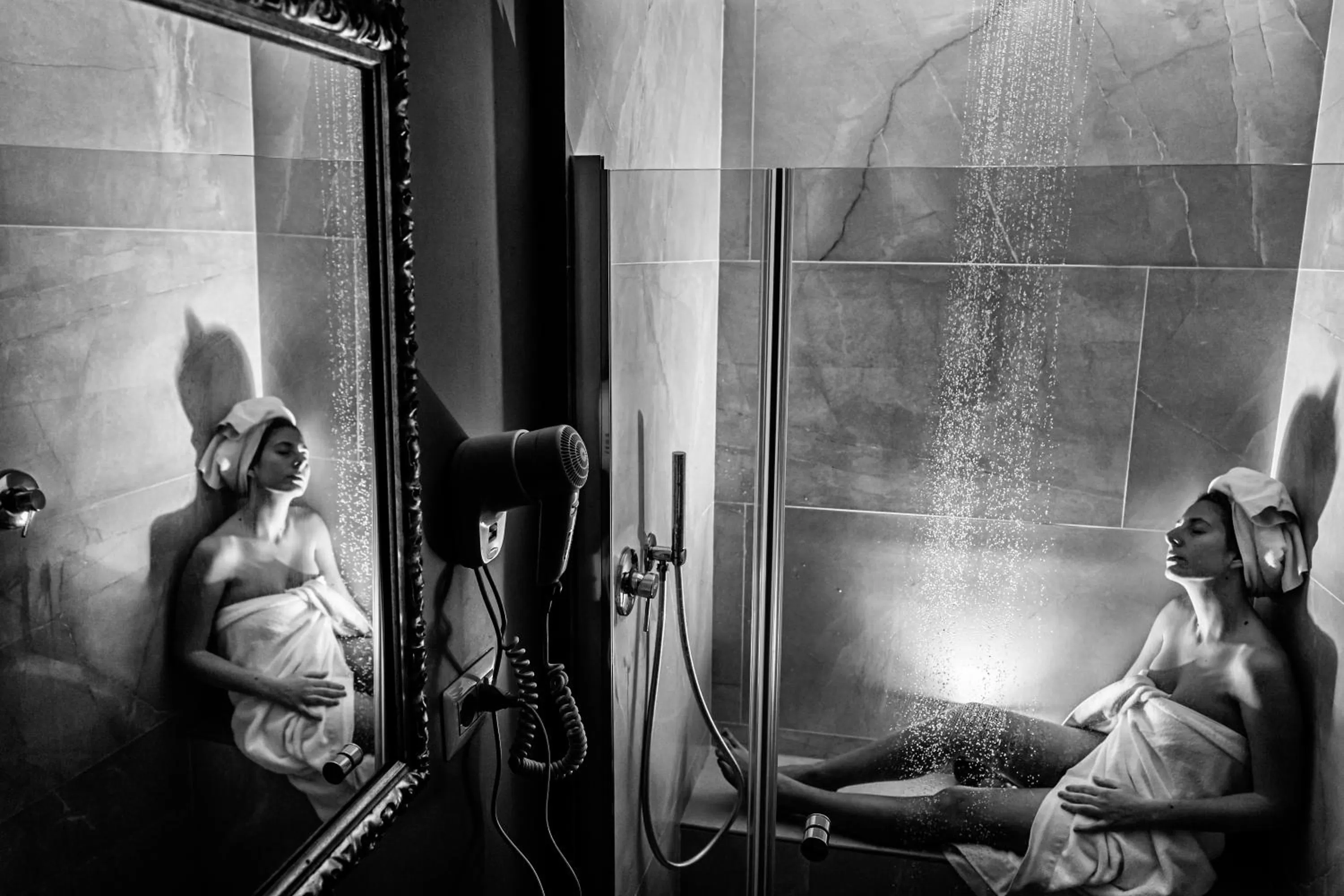 Shower in B&B Palazzo Cerami