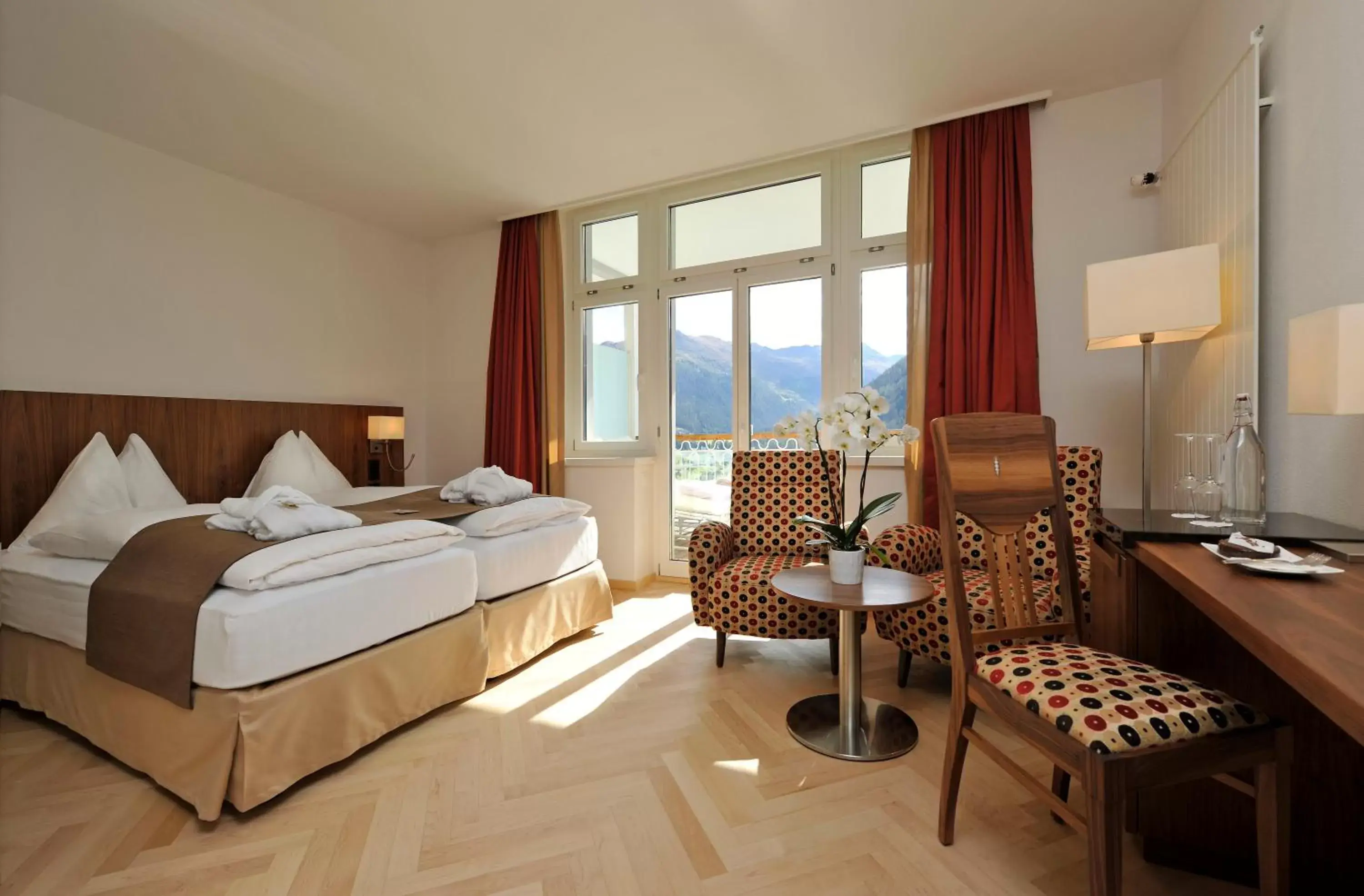Bed in Waldhotel & SPA Davos - for body & soul