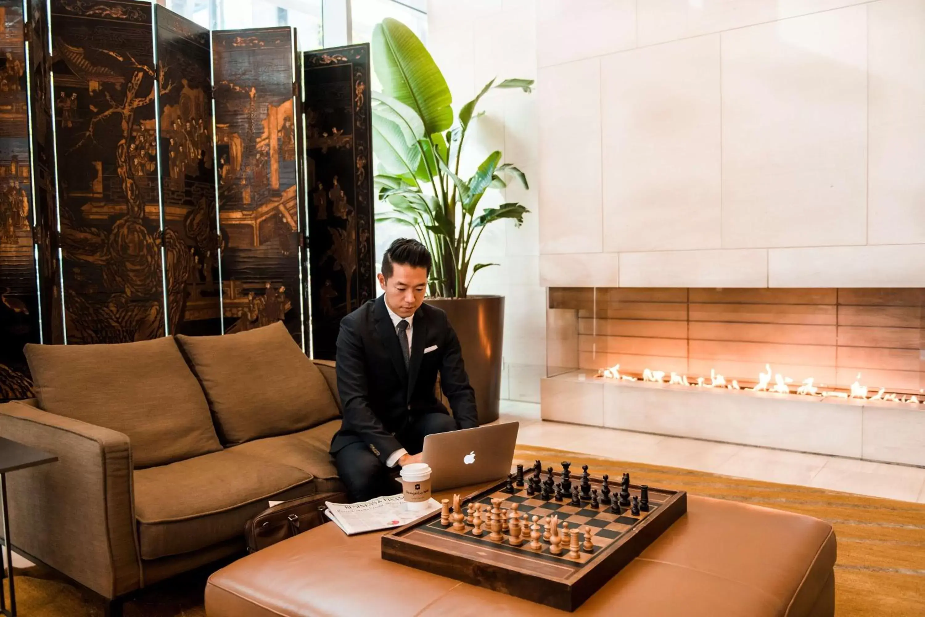 Lobby or reception in Shangri-La Vancouver