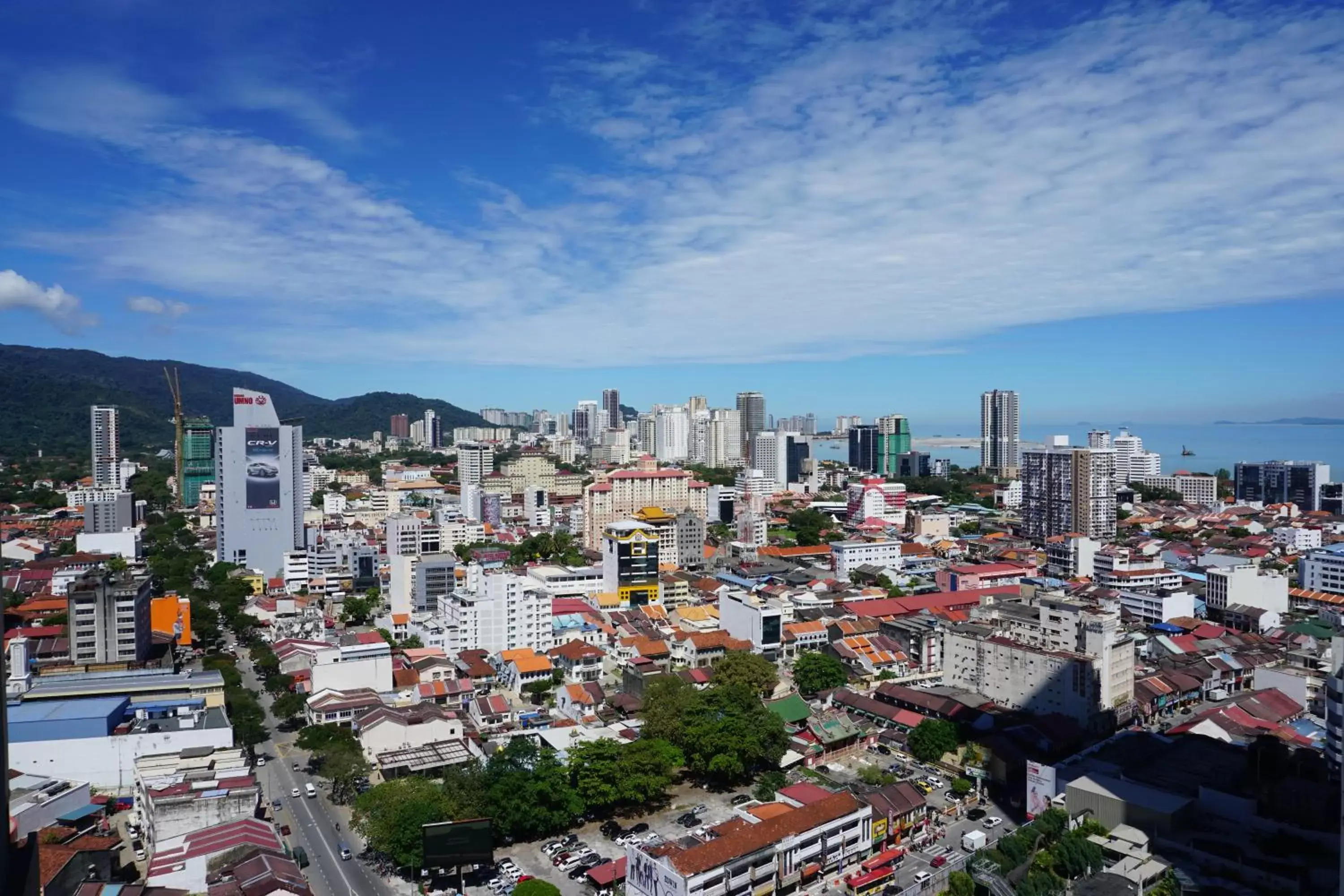 City view in The Granite Luxury Hotel Penang