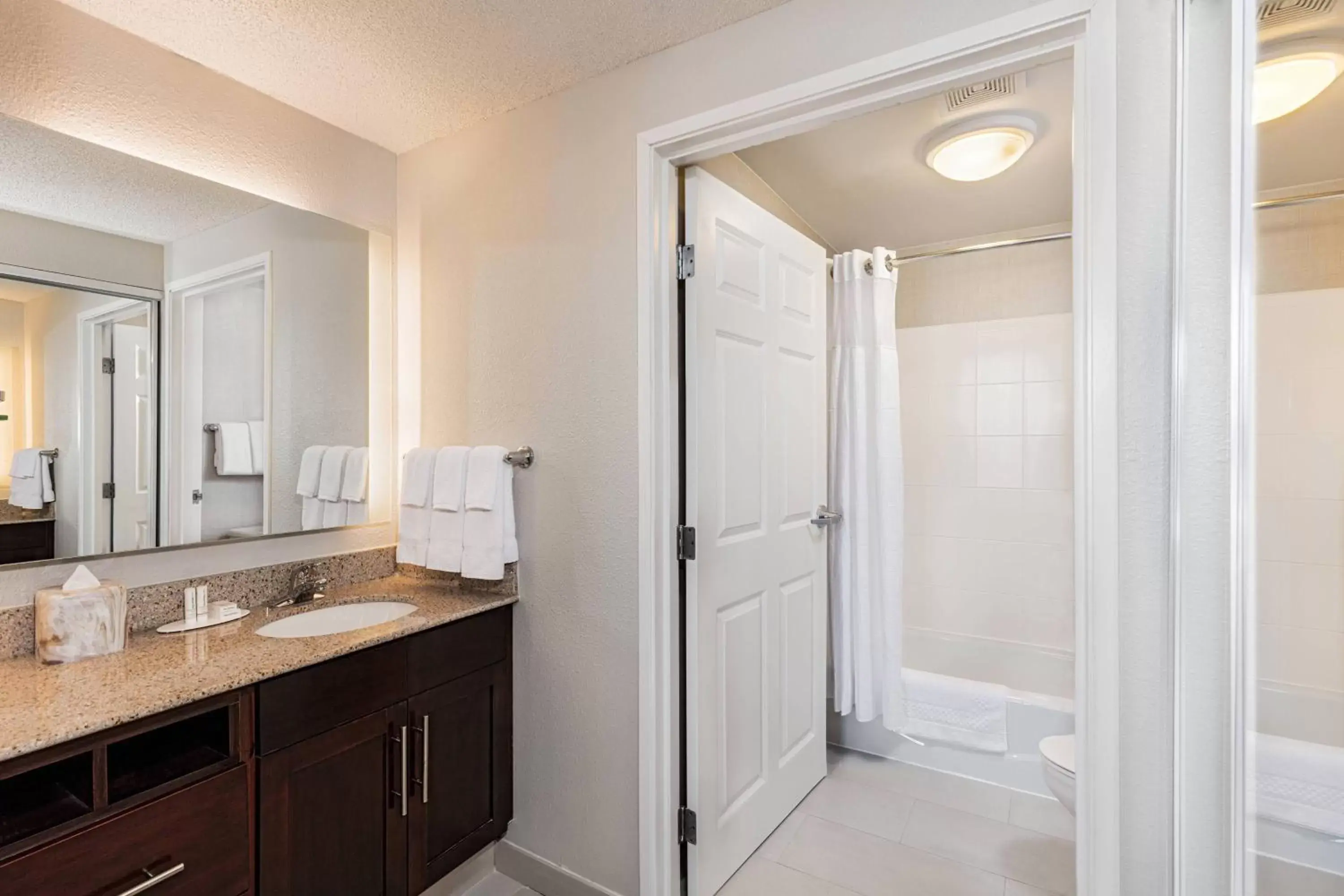 Bathroom in Residence Inn Louisville Downtown