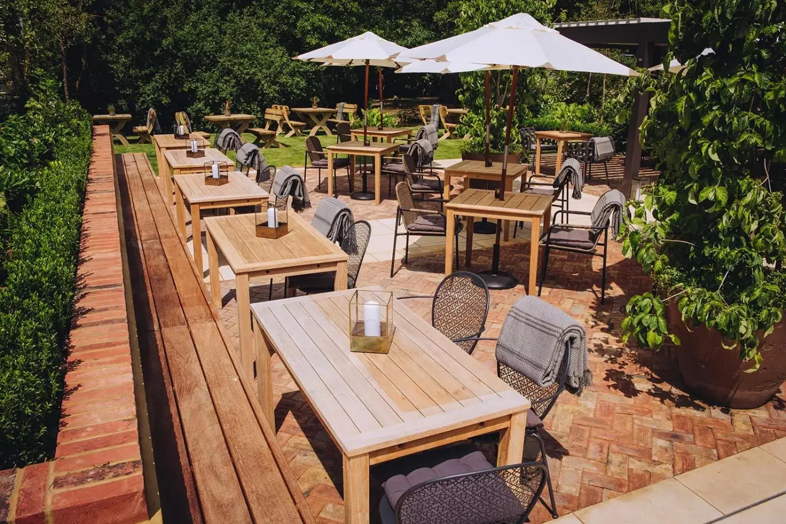 Patio, Restaurant/Places to Eat in The Drummond at Albury