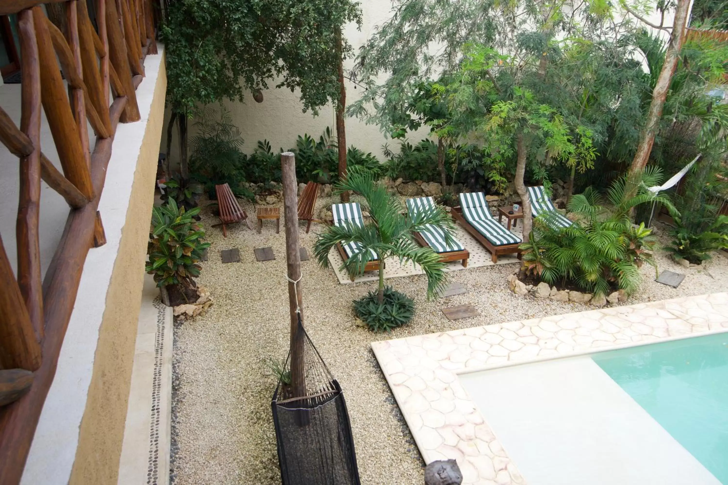 Patio, Pool View in Aldea San Lam - Oasis Of Tulum