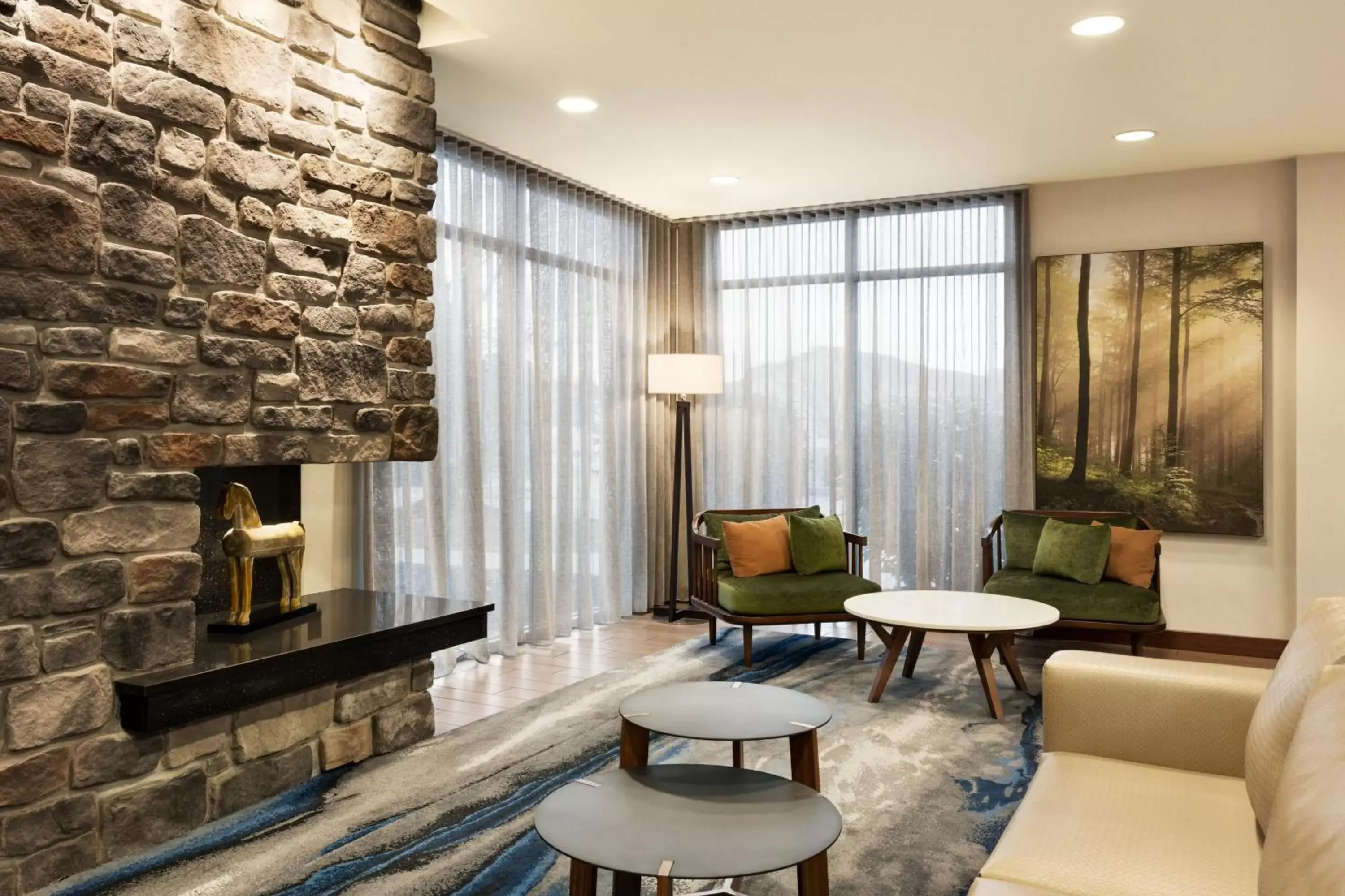 Lobby or reception, Seating Area in Fairfield Inn & Suites by Marriott Hershey Chocolate Avenue