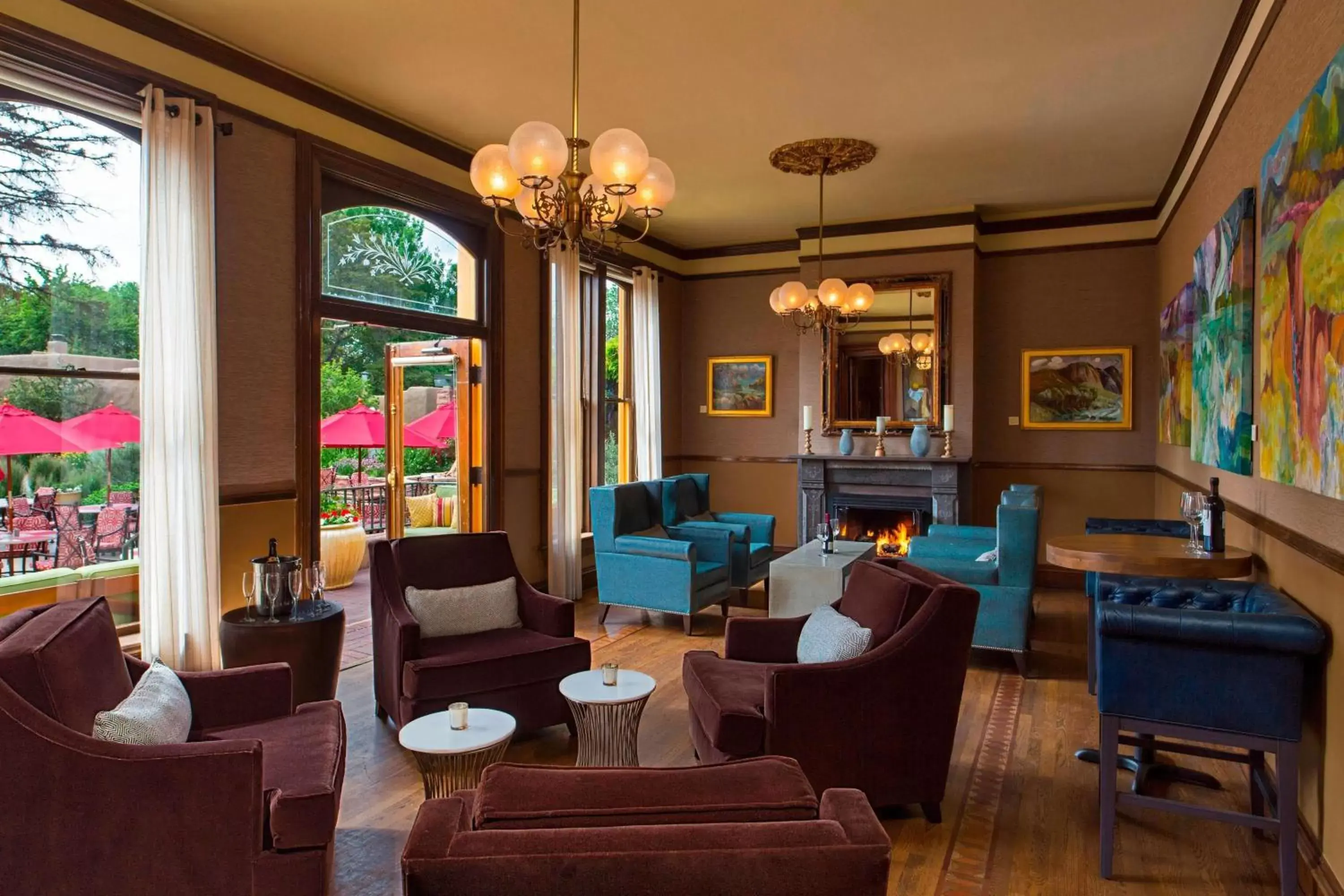 Restaurant/places to eat, Seating Area in La Posada De Santa Fe, a Tribute Portfolio Resort & Spa
