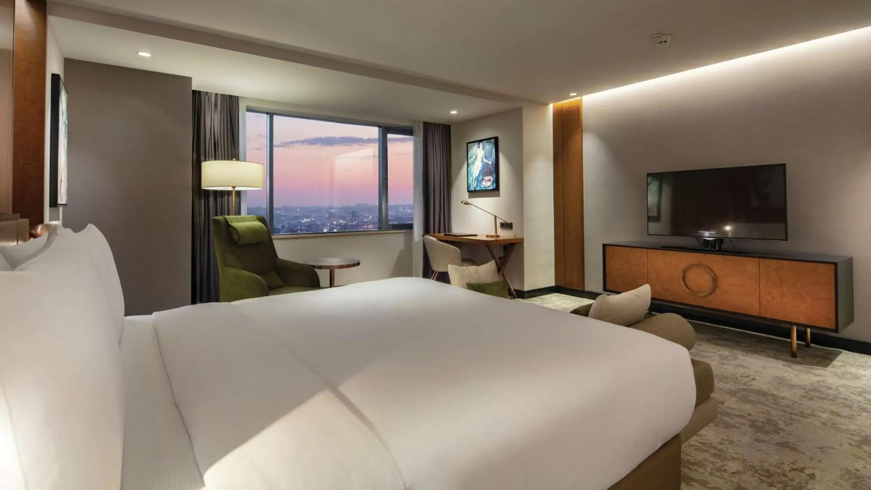 Bedroom in Hilton Istanbul Maslak