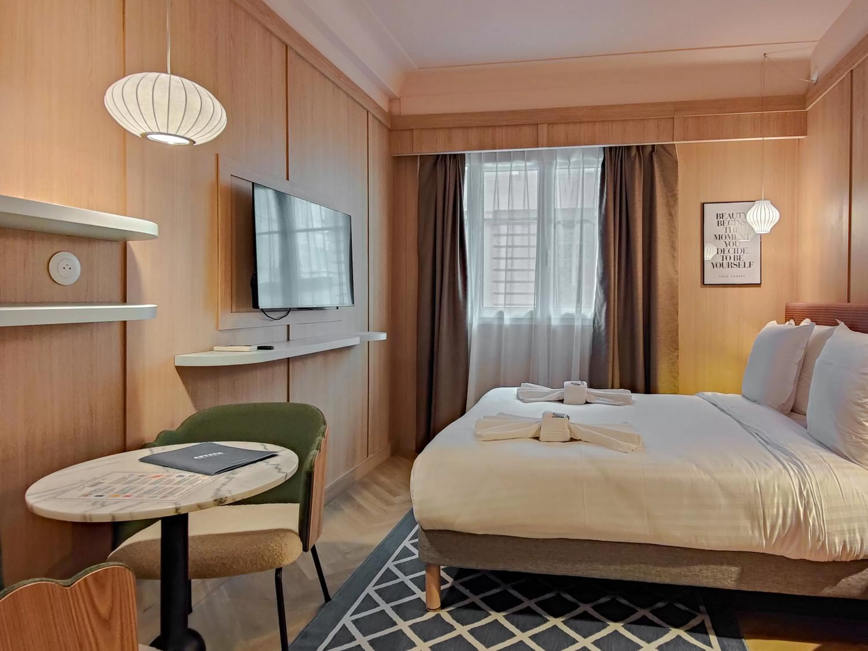 Photo of the whole room, Bed in Hotel Aparthotel AMMI Nice Lafayette