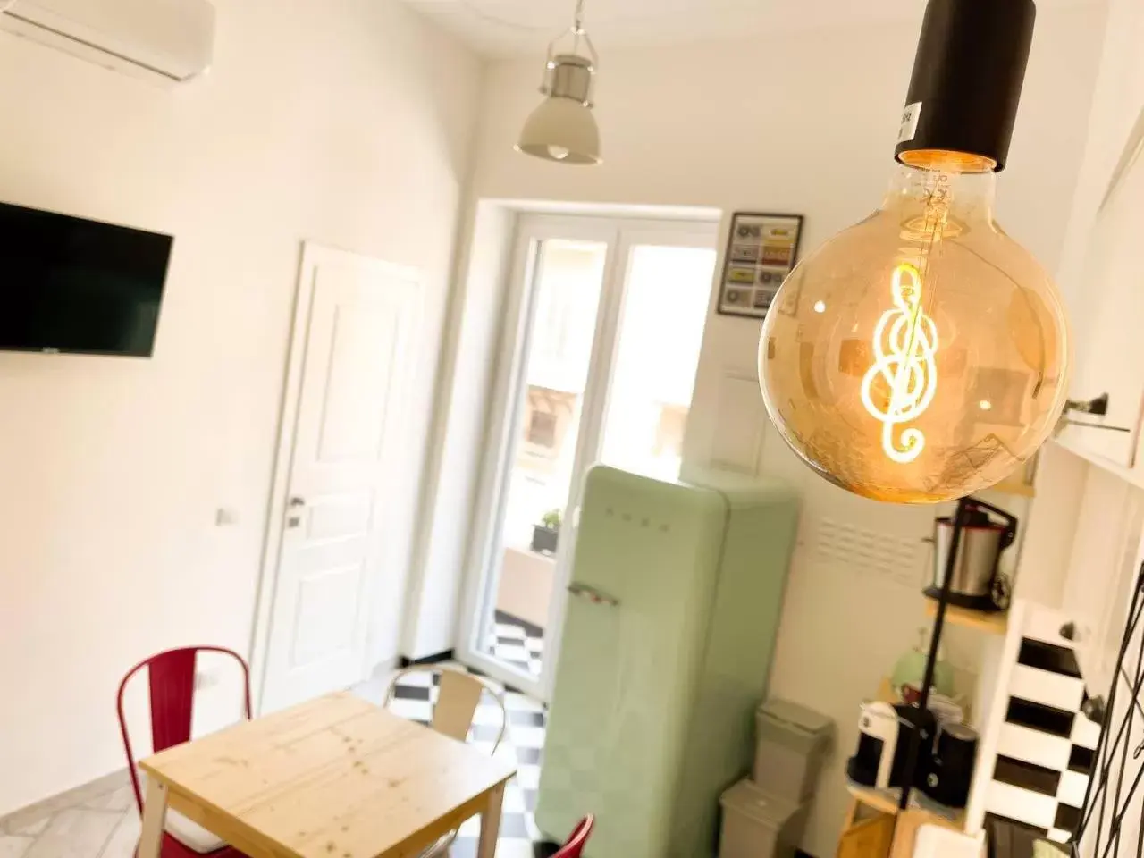 Kitchen or kitchenette in BaRock B&B Palermo