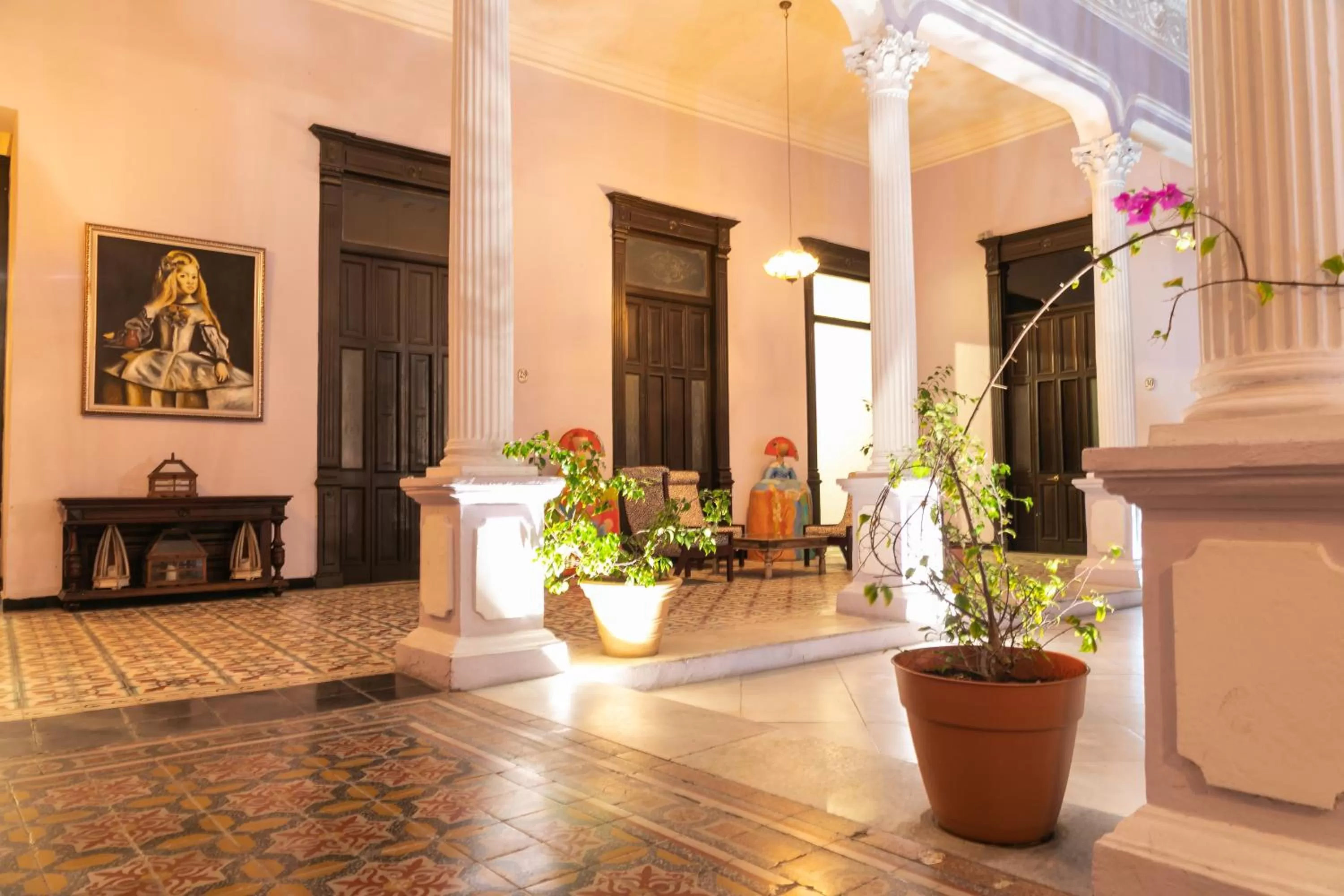 Lobby or reception in Hotel Lavanda CAS Merida