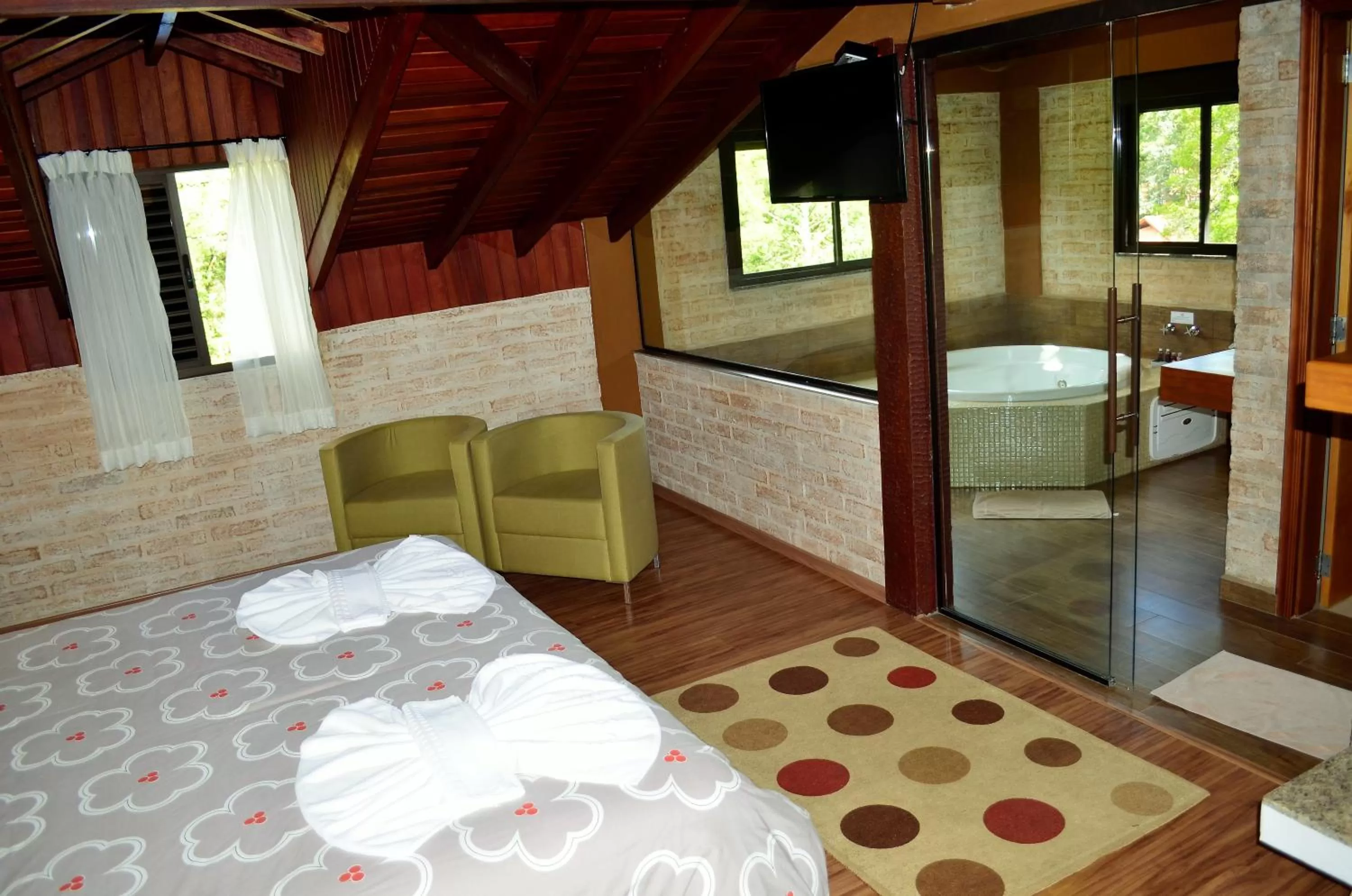 Bed in Pousada Toca Da Coruja