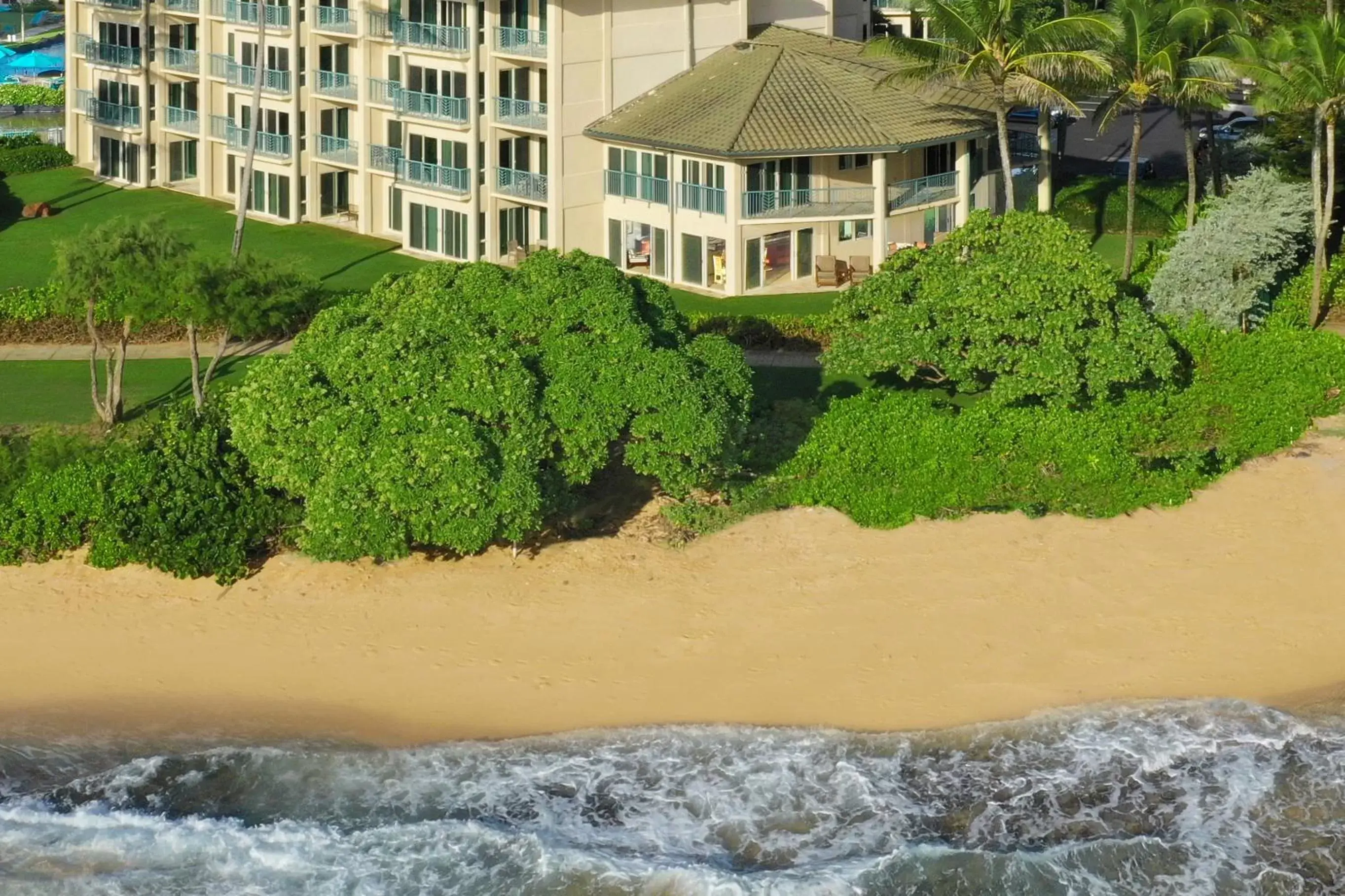 Beach, Property Building in Waipouli Beach Resort & Spa Kauai By Outrigger