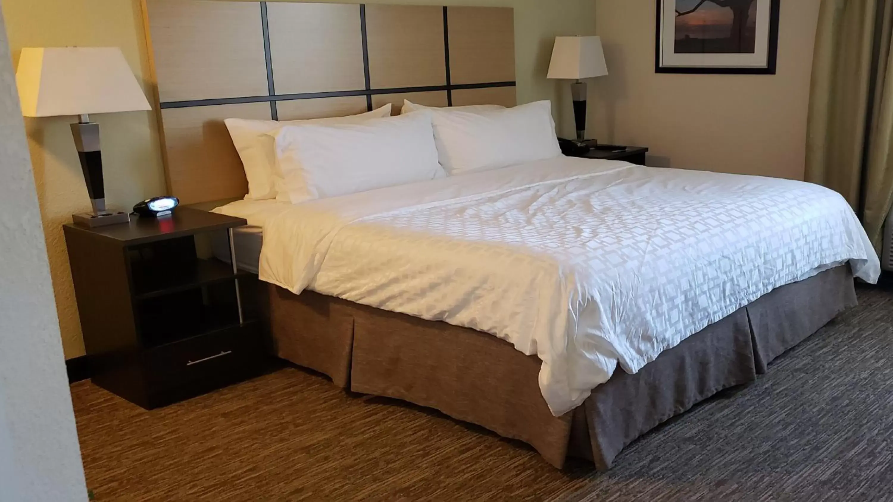 Bedroom, Bed in Candlewood Suites Woodward, an IHG Hotel