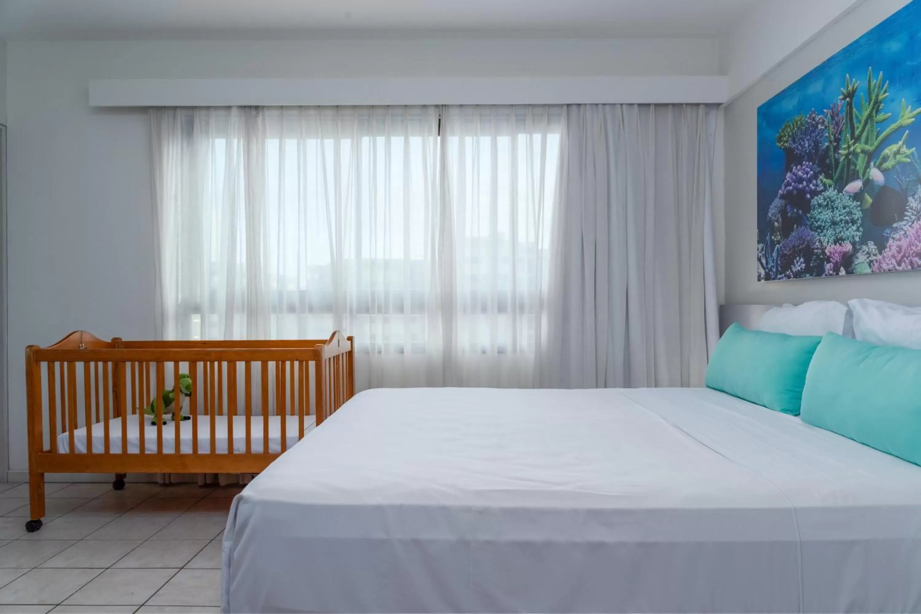 Bed in Hotel Ponta Verde Maceió