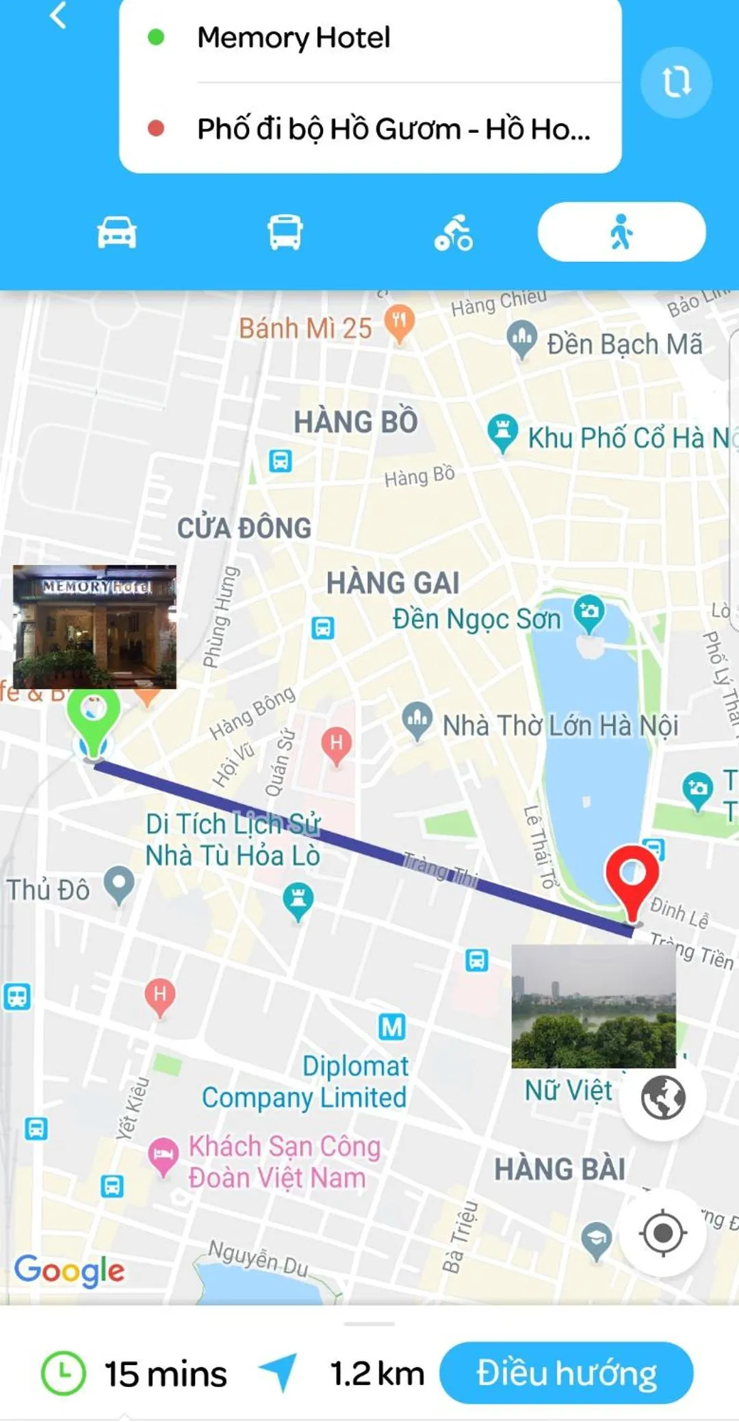 Neighbourhood in Memory Hotel