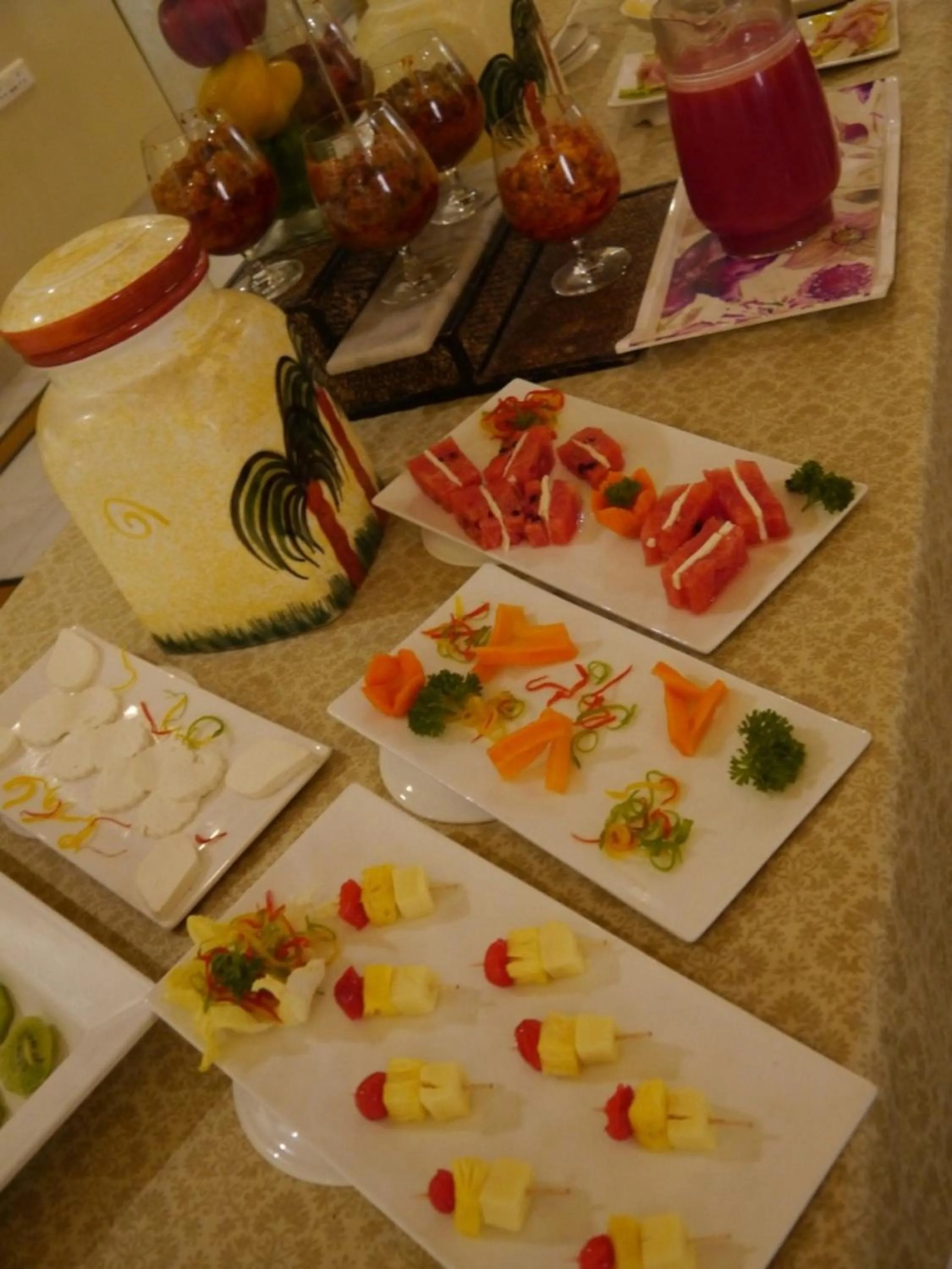 Continental breakfast in The Ummed Jodhpur Palace Resort & Spa