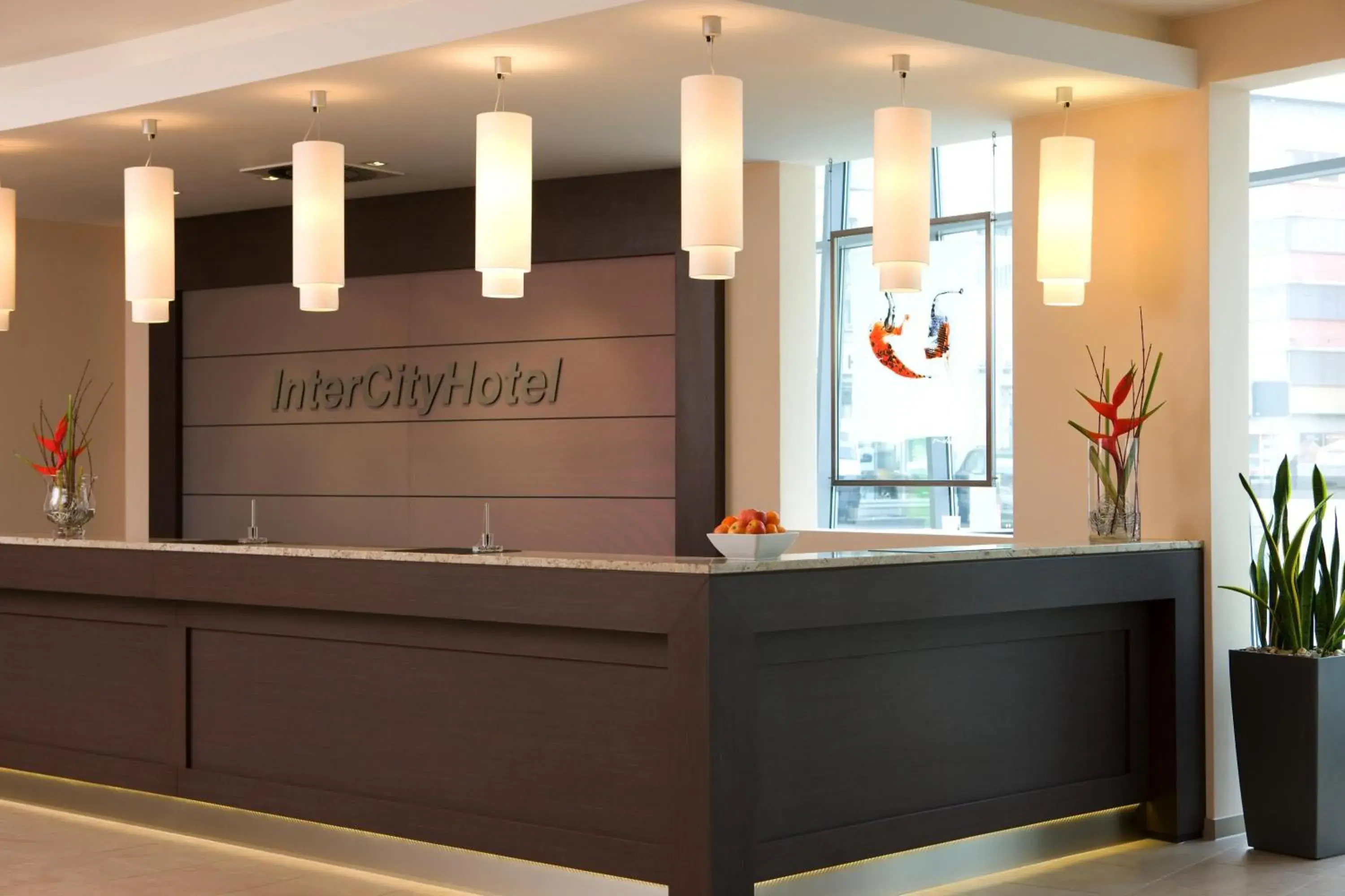 Lobby or reception, Lobby/Reception in IntercityHotel Mainz