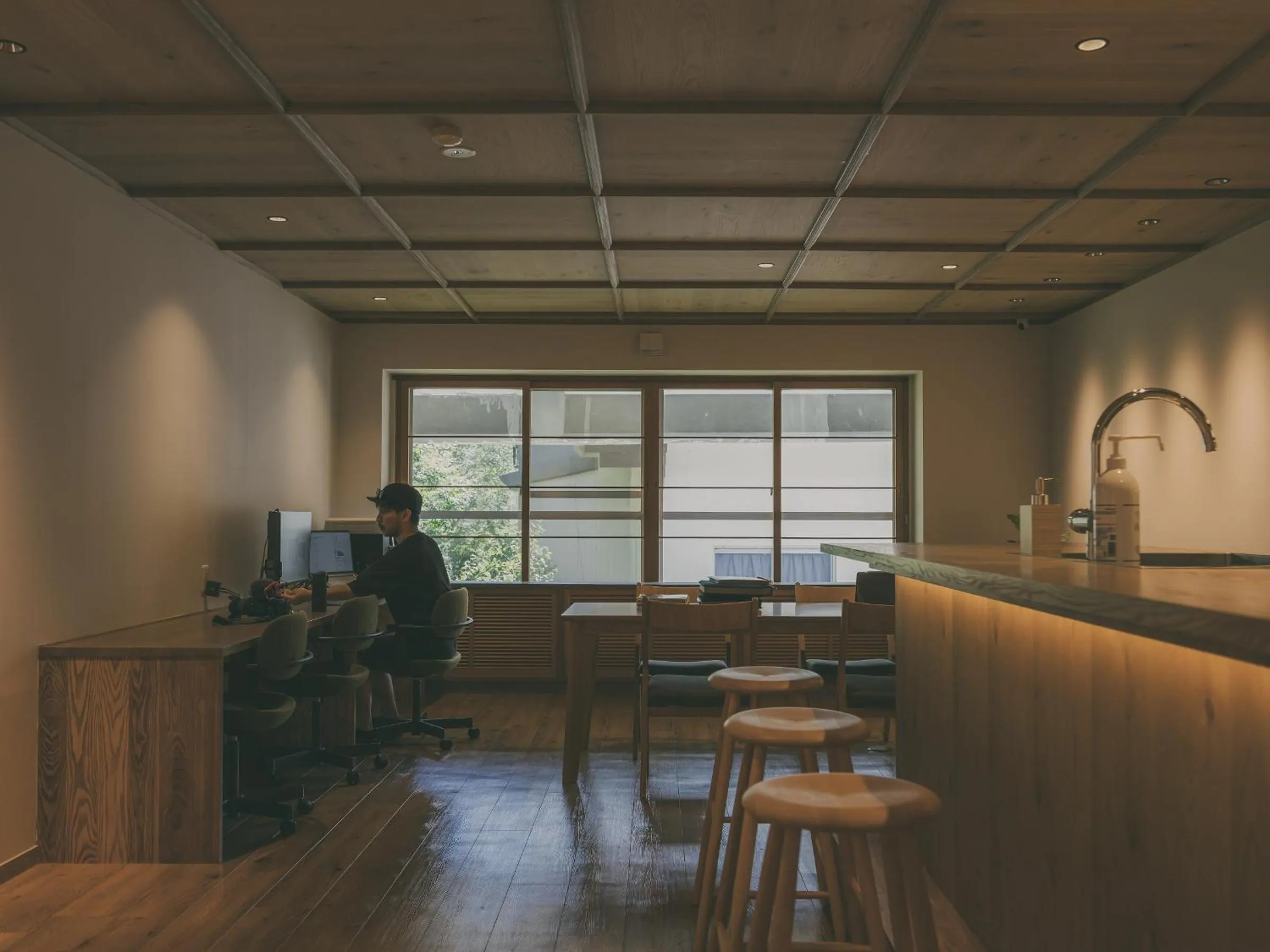Kitchen or kitchenette in Chalet Shiga