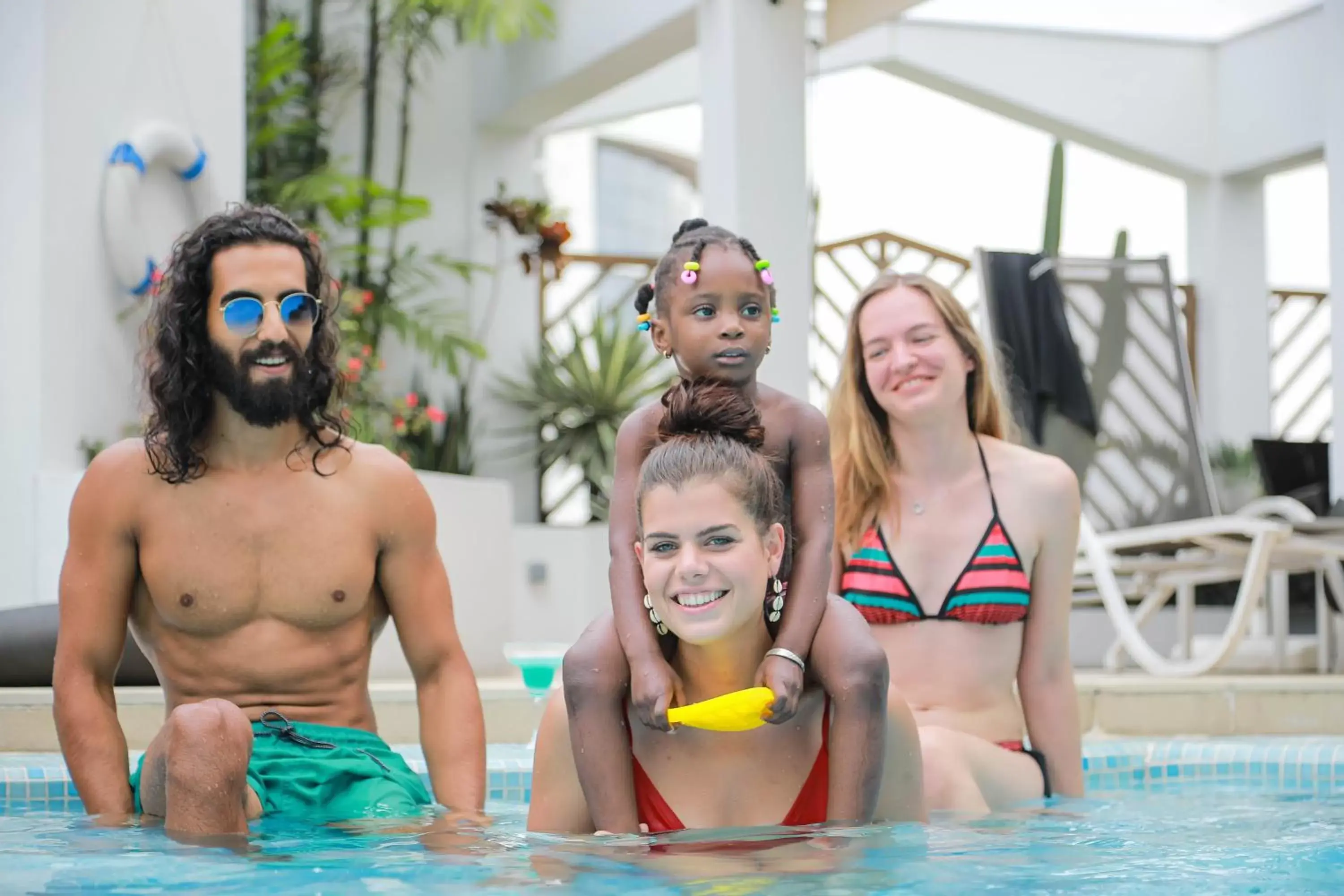 Swimming pool in Hotel Tiama Abidjan