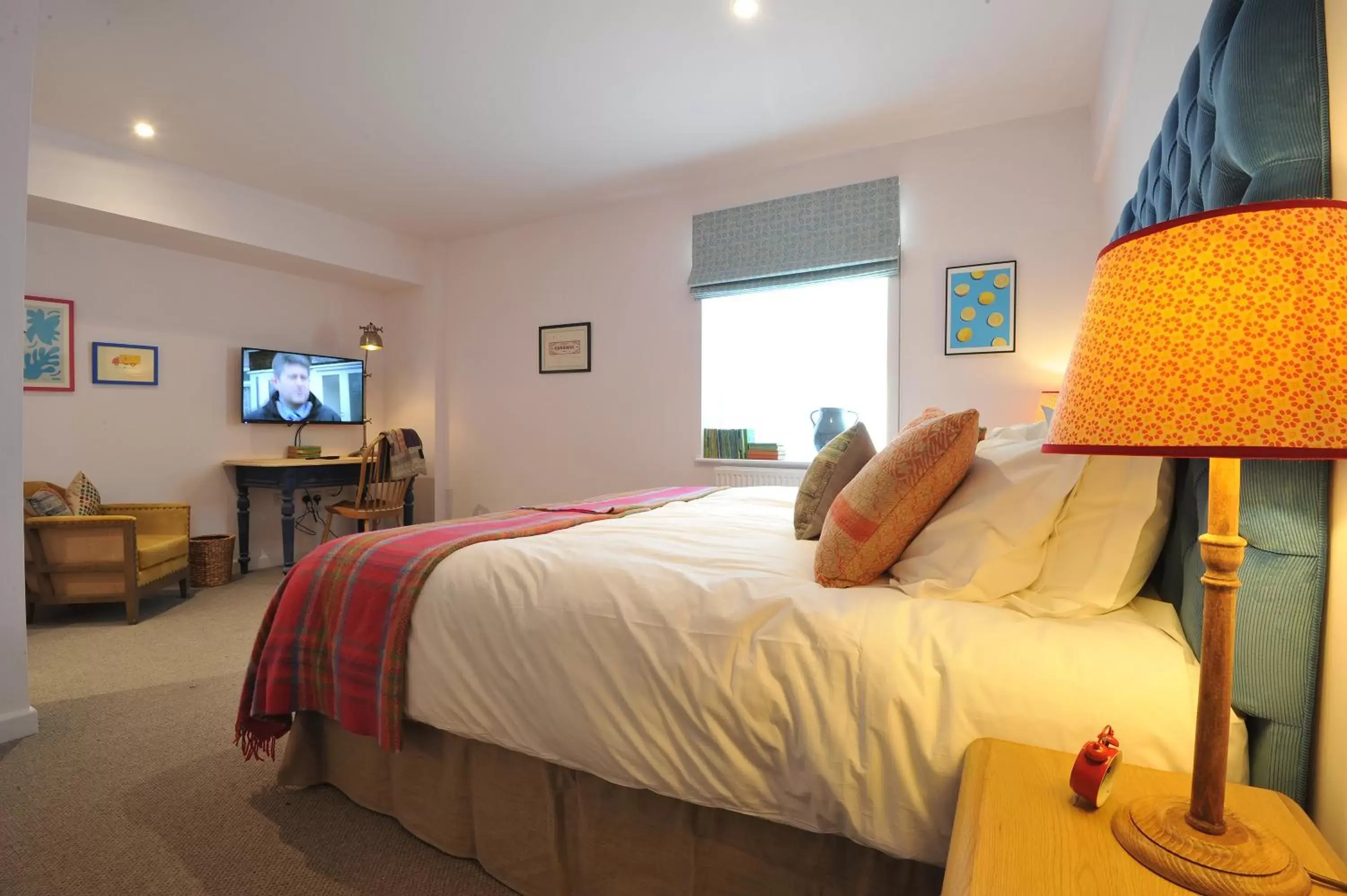 Bed in The Narrowboat