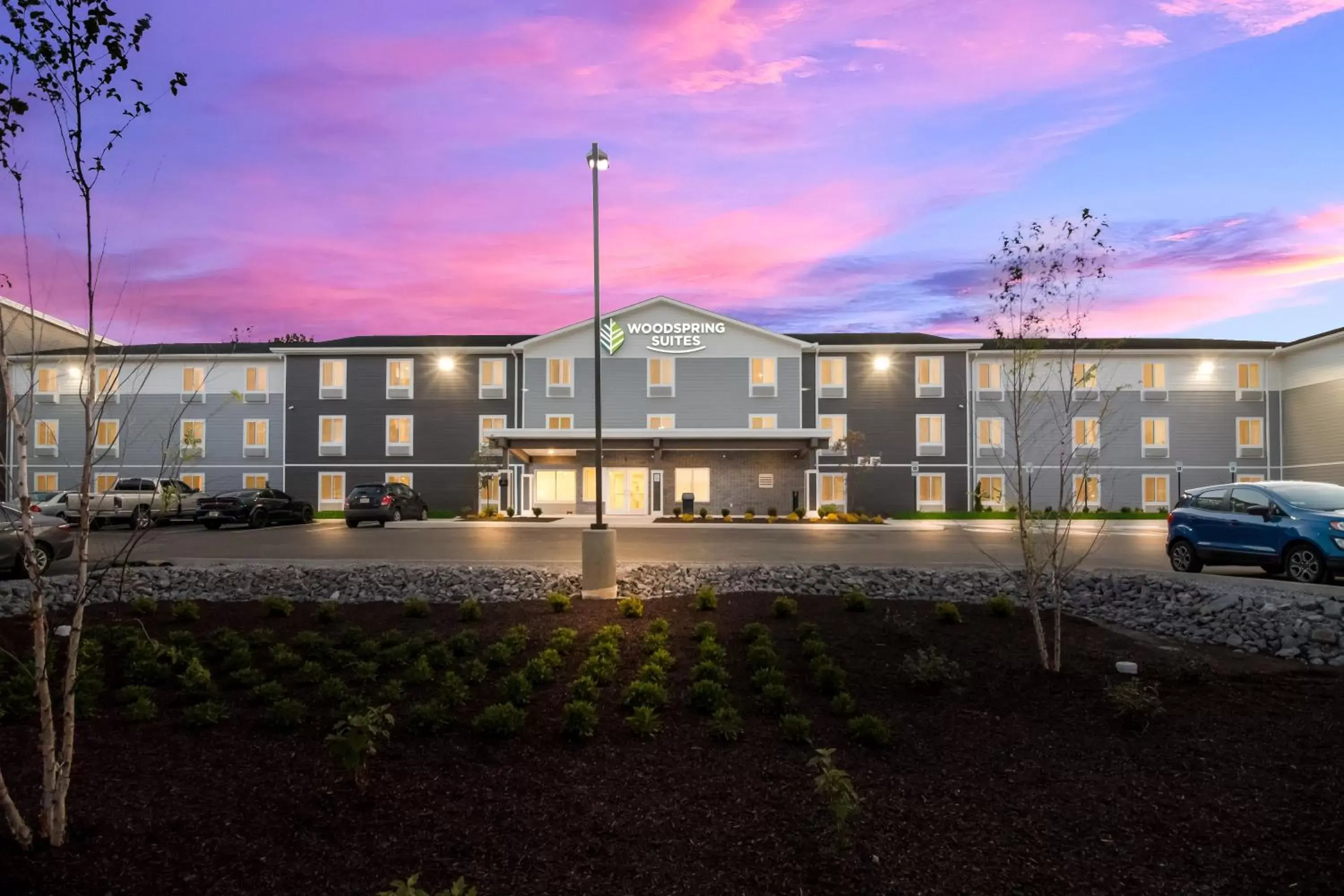Night, Property Building in WoodSpring Suites Hermitage - Nashville Airport