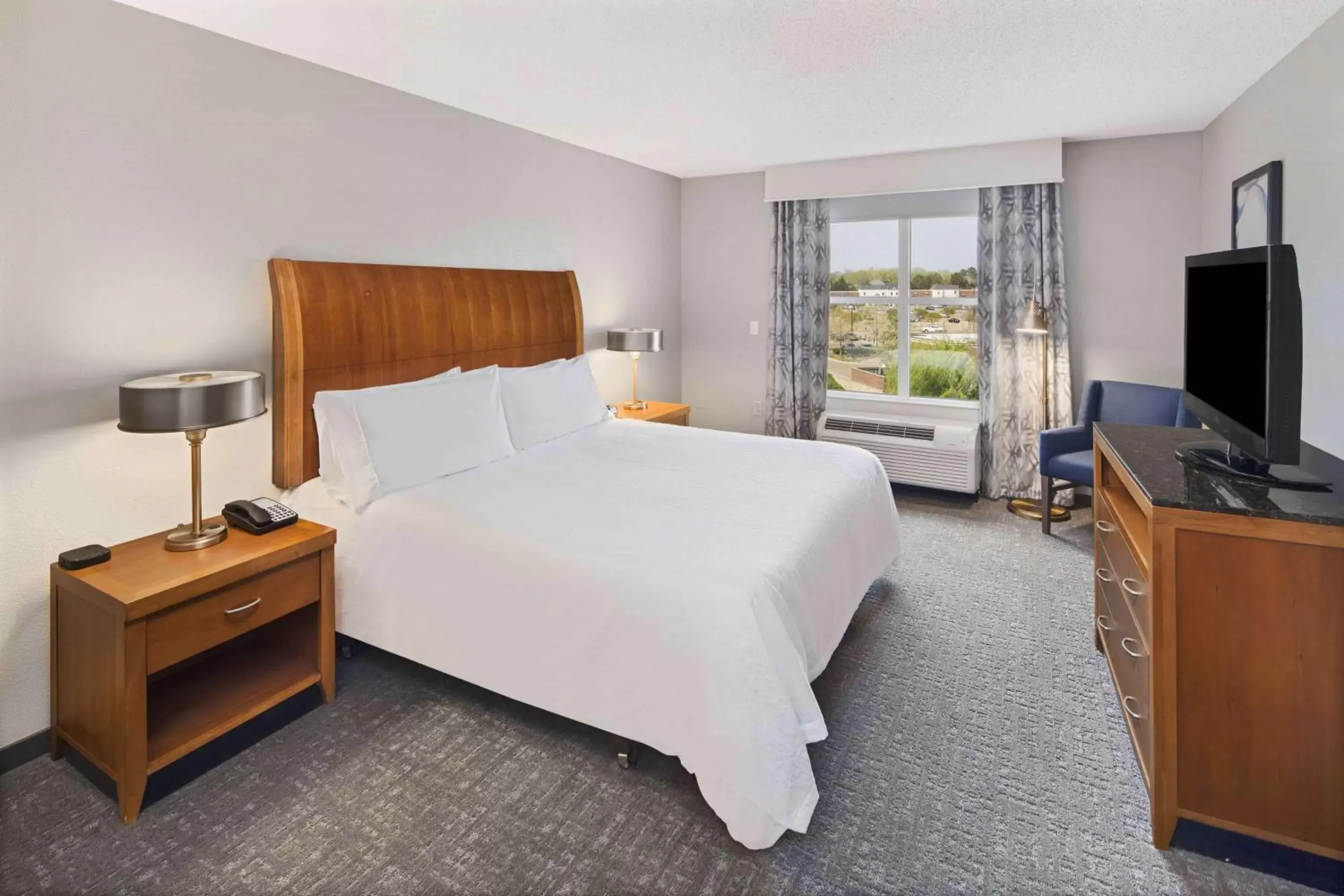 Bedroom, TV/Entertainment Center in Hilton Garden Inn Jackson-Madison