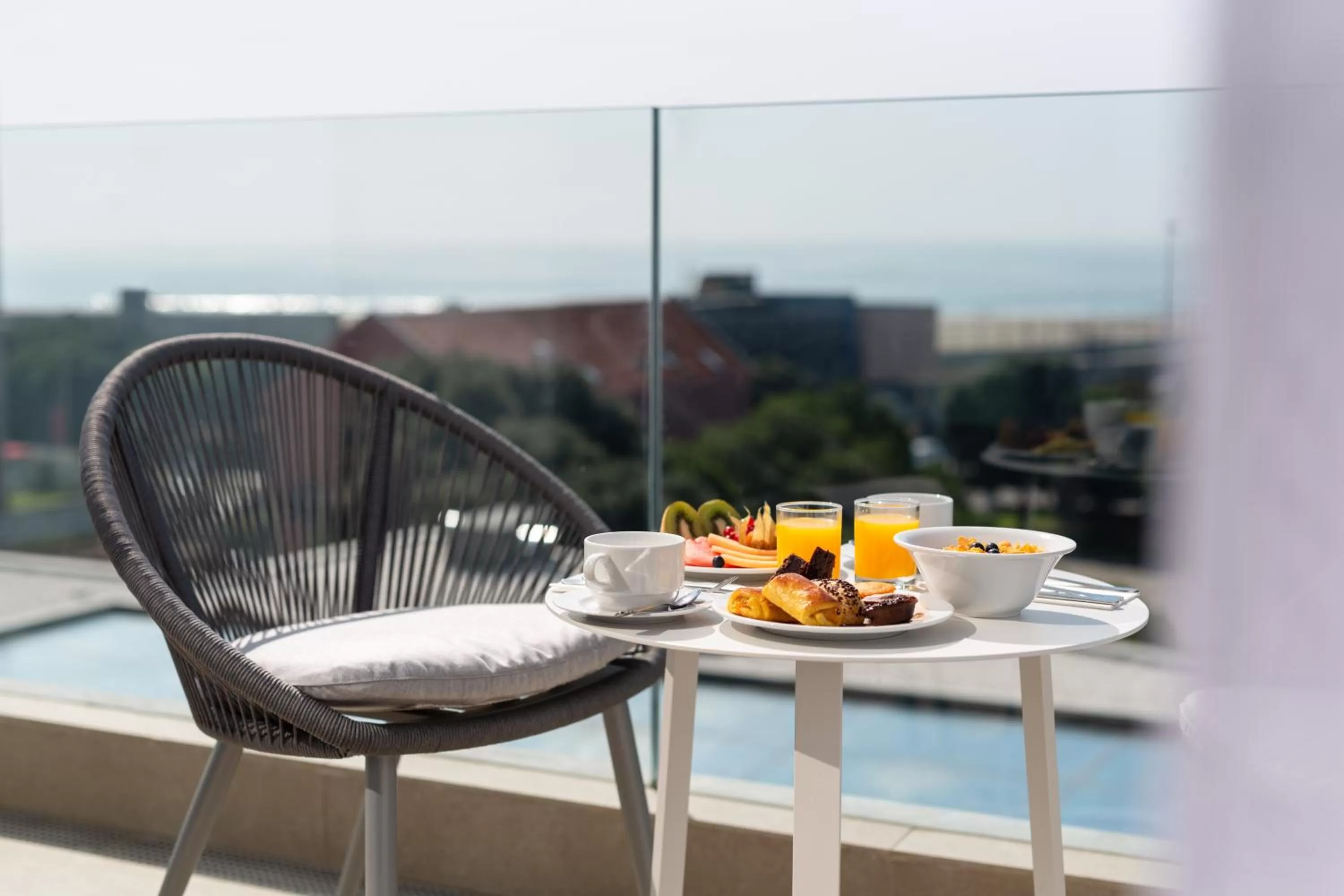 Balcony/Terrace in Eurostars Matosinhos