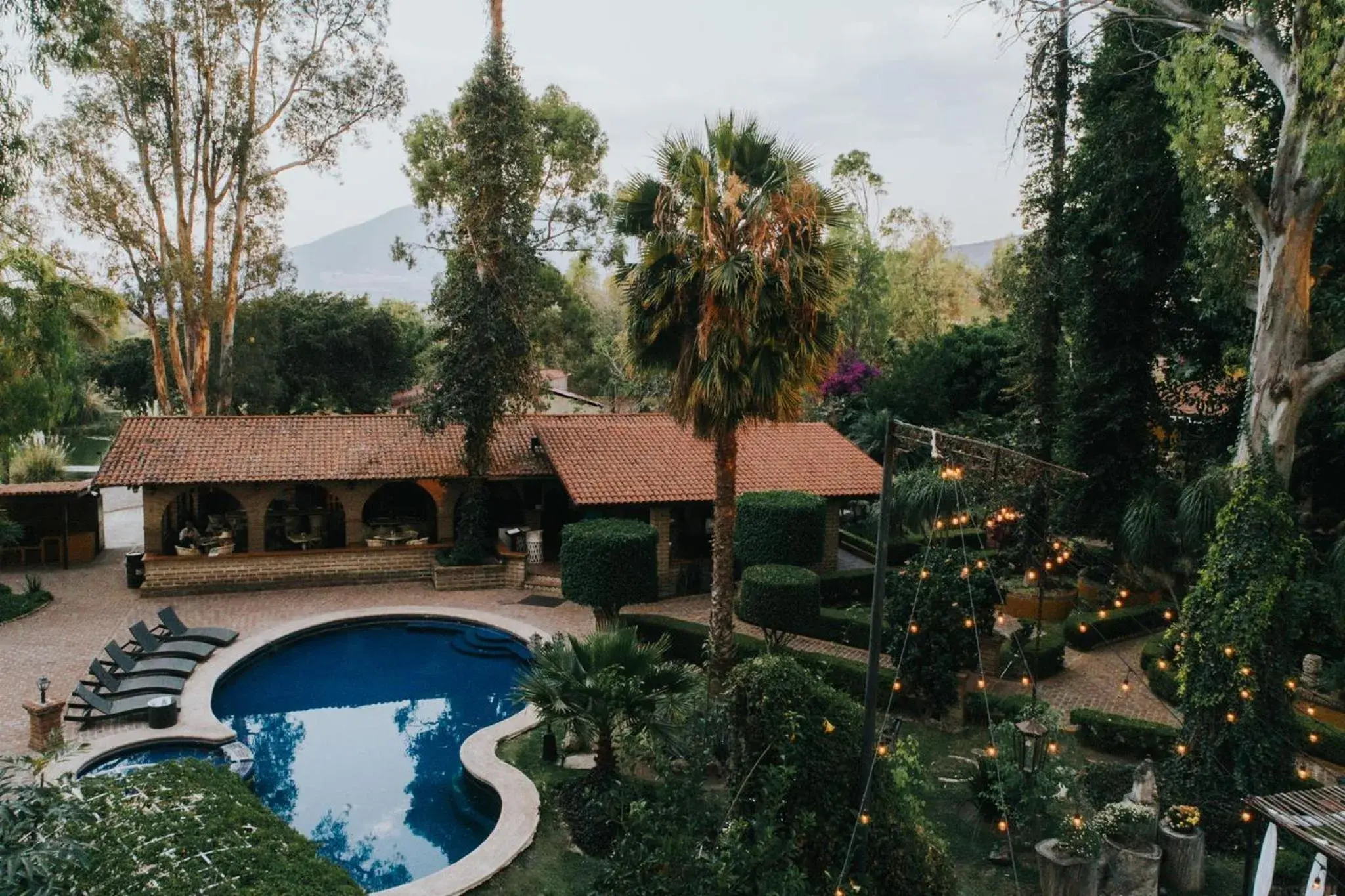 Pool View in Quinta San Carlos