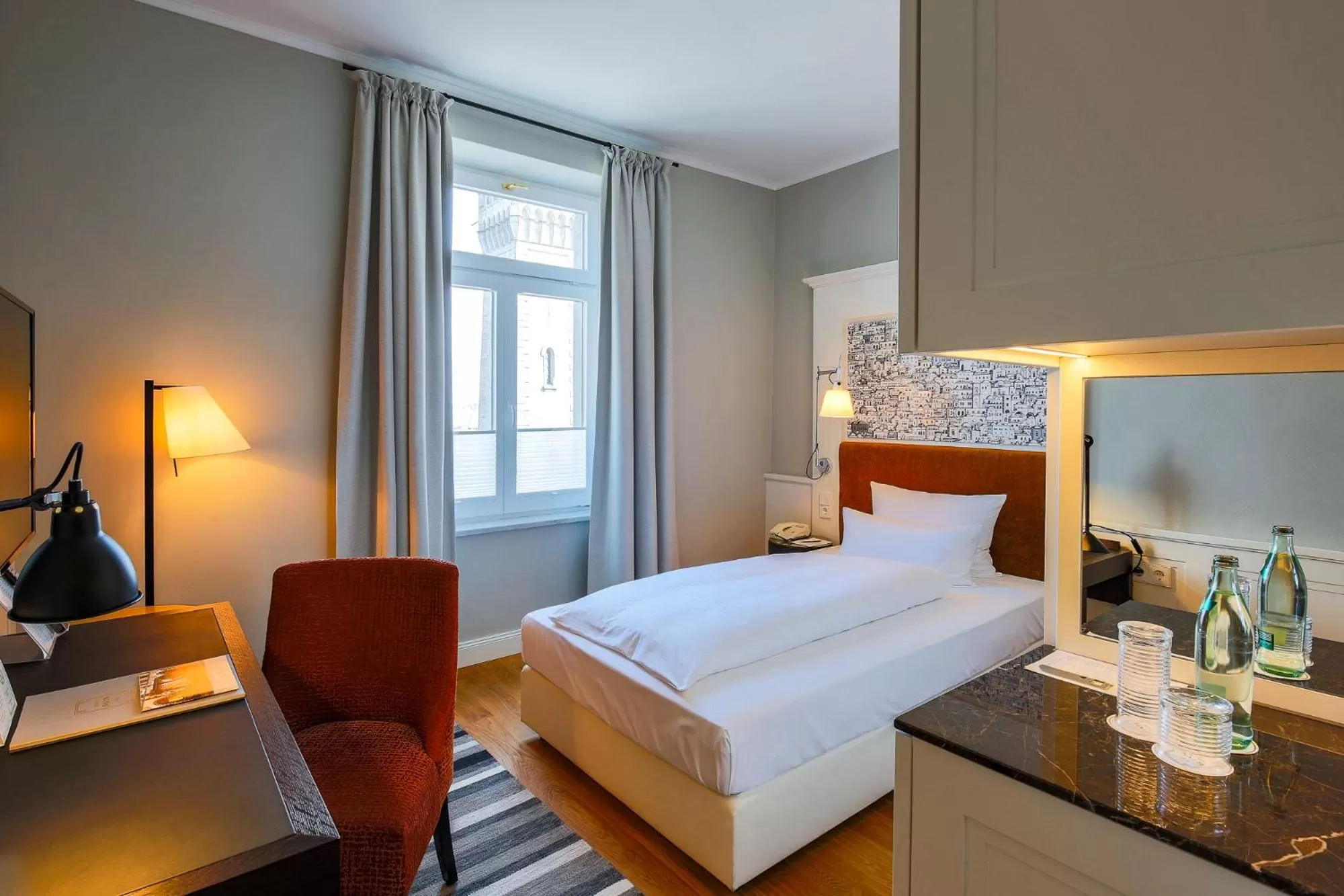 Bed in Hotel Halm Konstanz