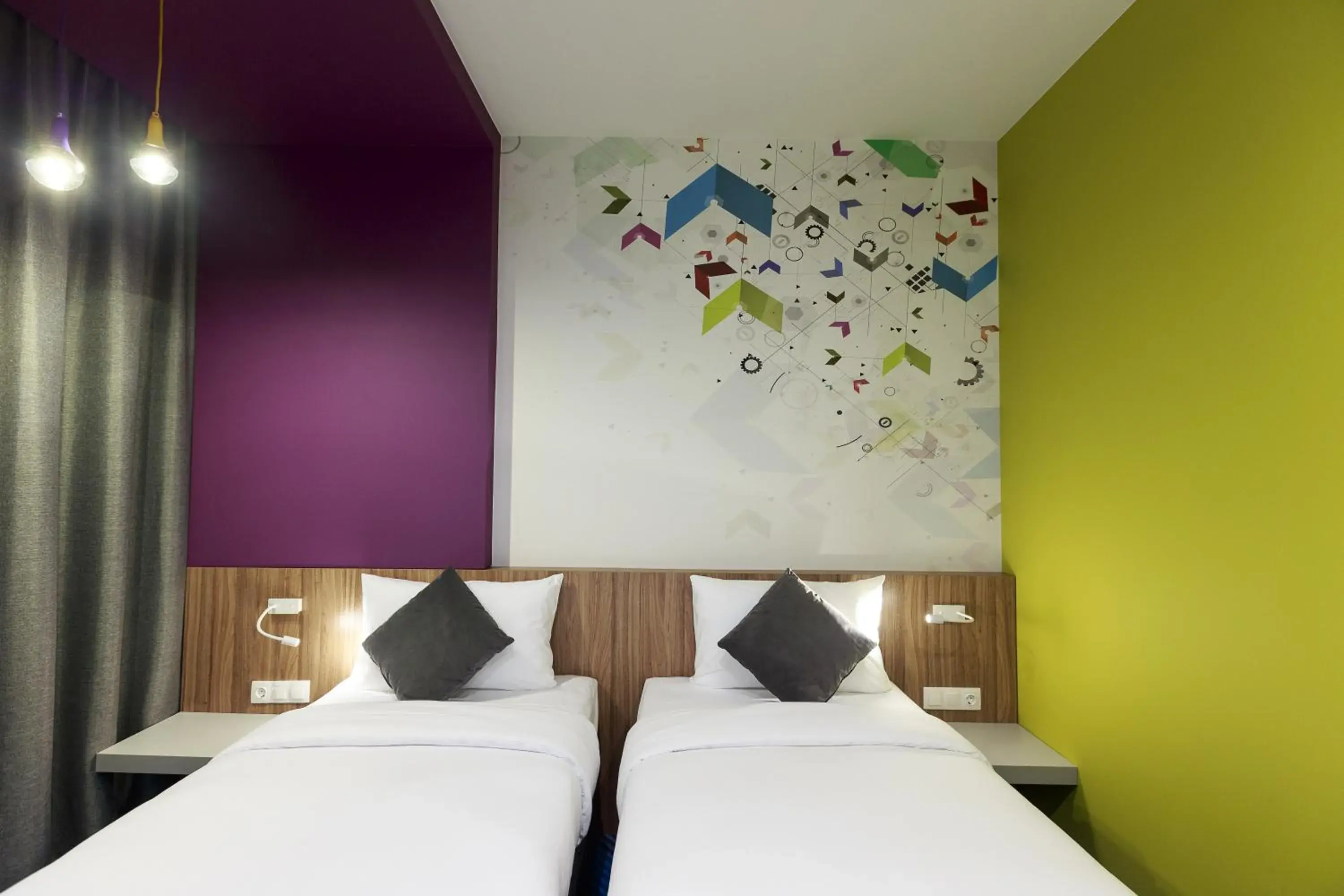 Bed in Ibis Styles Lviv Center