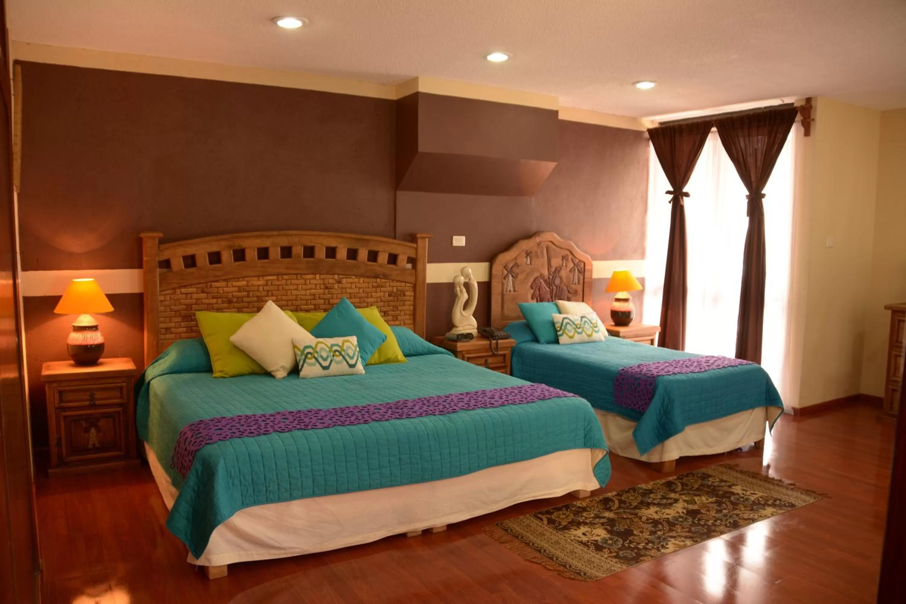 Bed in Hotel Chocolate Tradicional