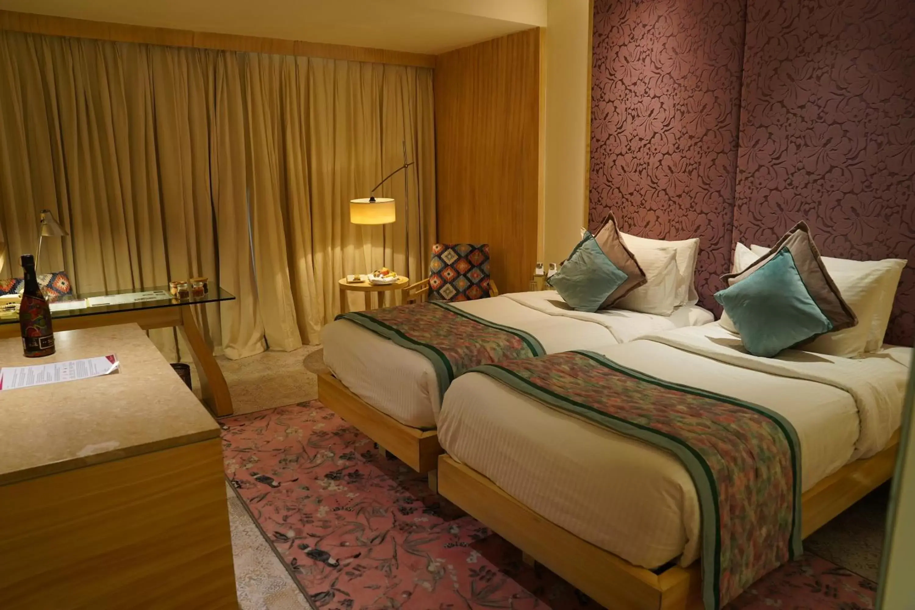 Bed in Hotel Royal Orchid Jaipur, 3 Kms to Airport